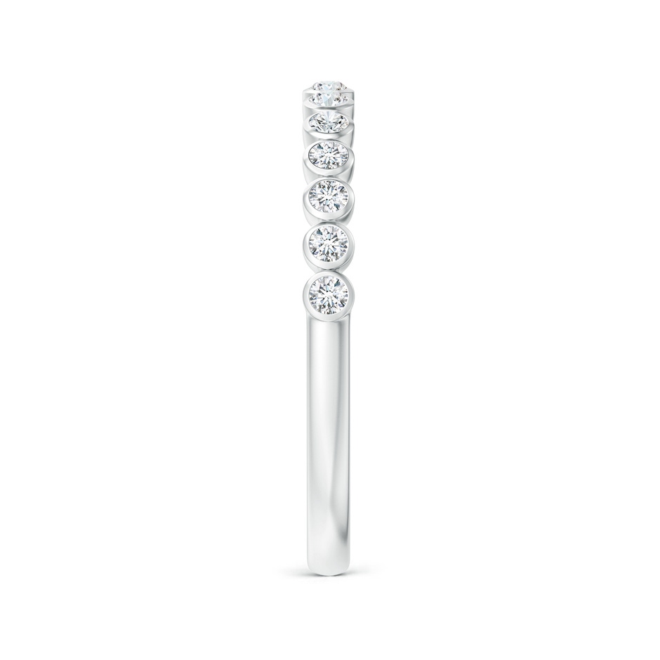 1.6mm GVS2 Bezel-Set Diamond Half Eternity Wedding Band in P950 Platinum side-2