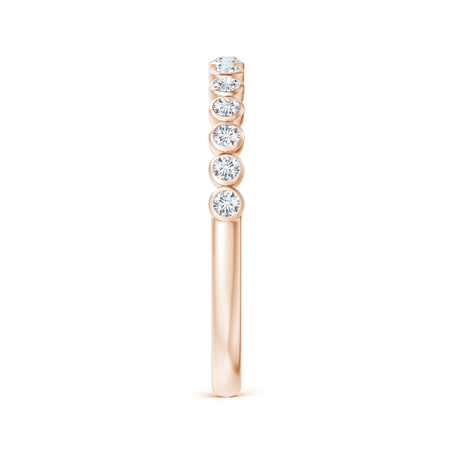 G, VS2 / 0.25 CT / 14 KT Rose Gold