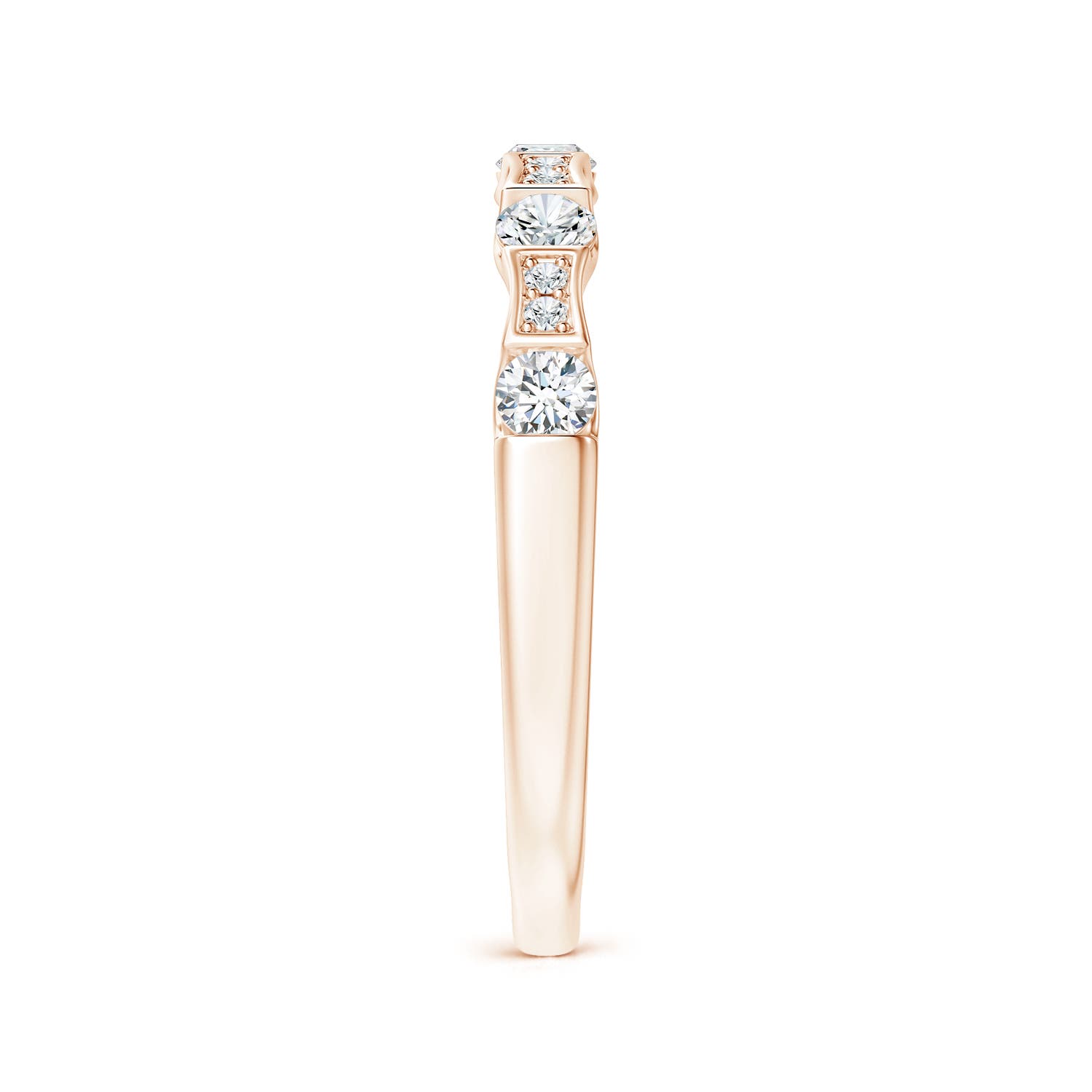 G, VS2 / 0.38 CT / 14 KT Rose Gold