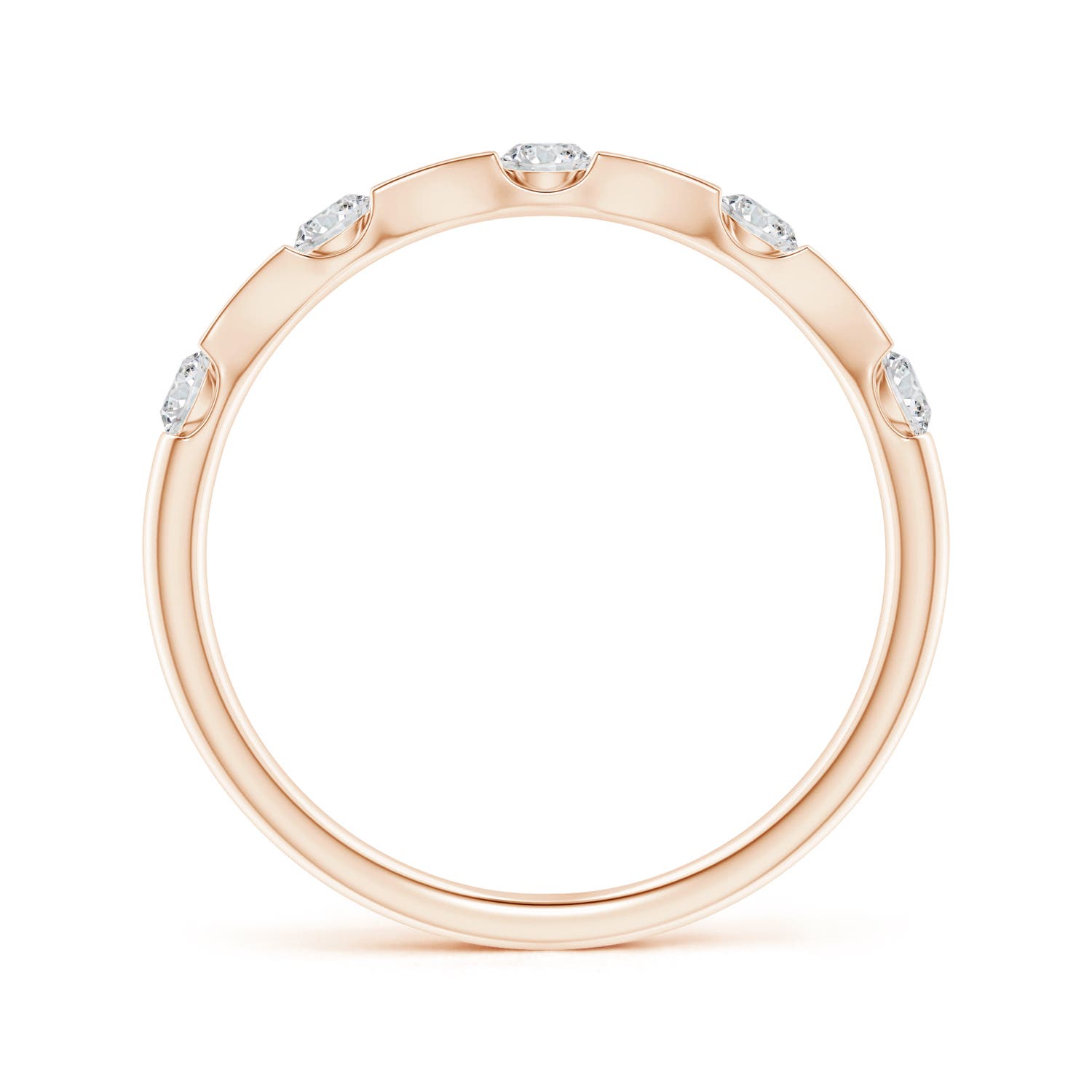 H, SI2 / 0.38 CT / 14 KT Rose Gold