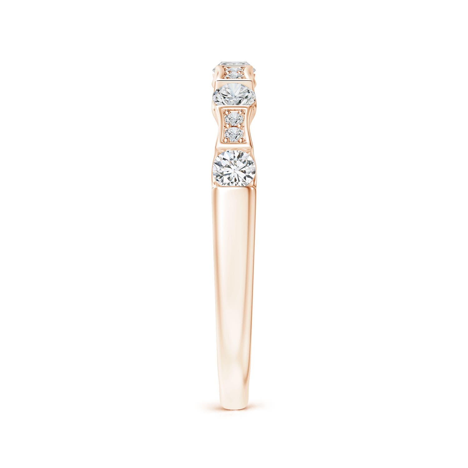 H, SI2 / 0.38 CT / 14 KT Rose Gold