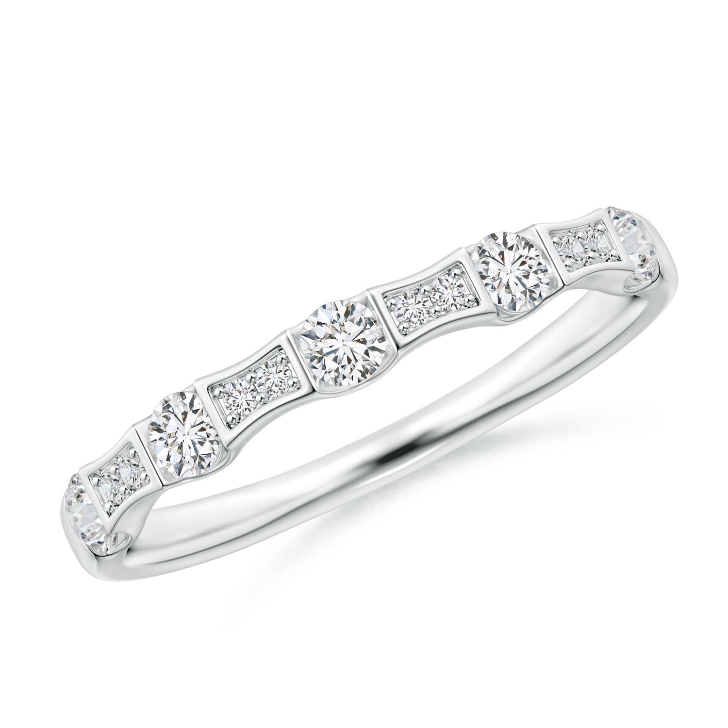 H, SI2 / 0.38 CT / 14 KT White Gold