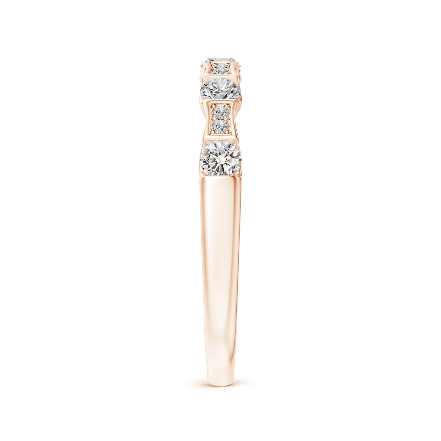 I-J, I1-I2 / 0.38 CT / 14 KT Rose Gold