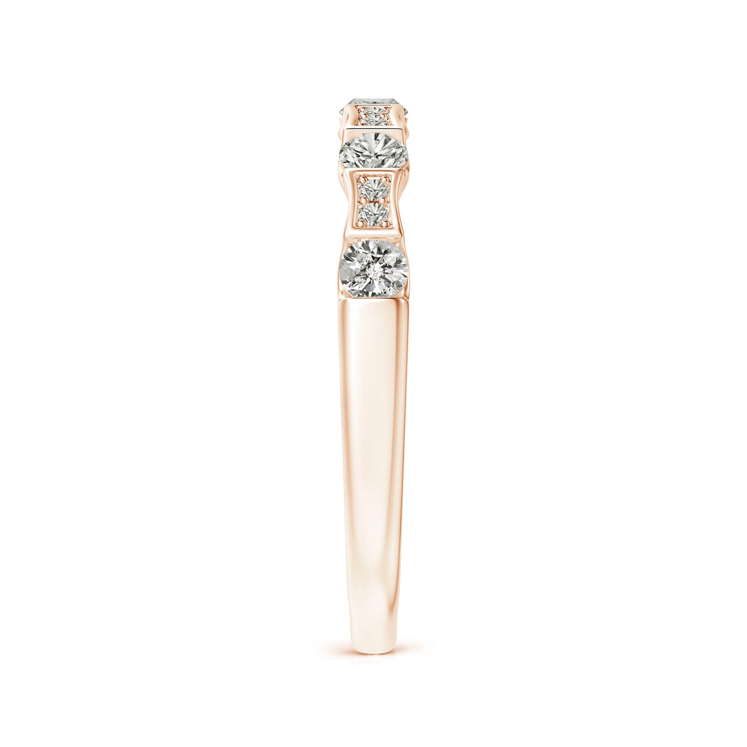 K, I3 / 0.38 CT / 14 KT Rose Gold