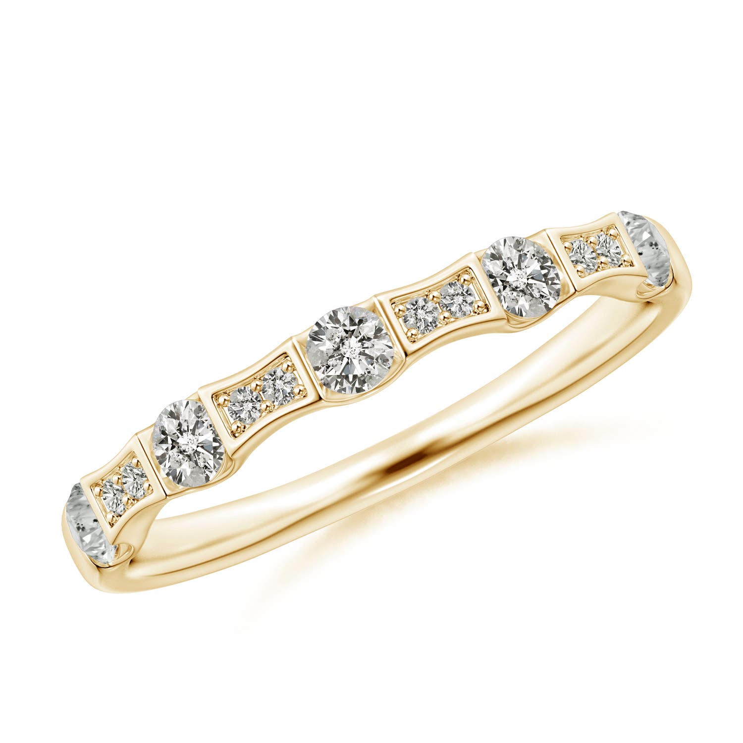 K, I3 / 0.38 CT / 14 KT Yellow Gold