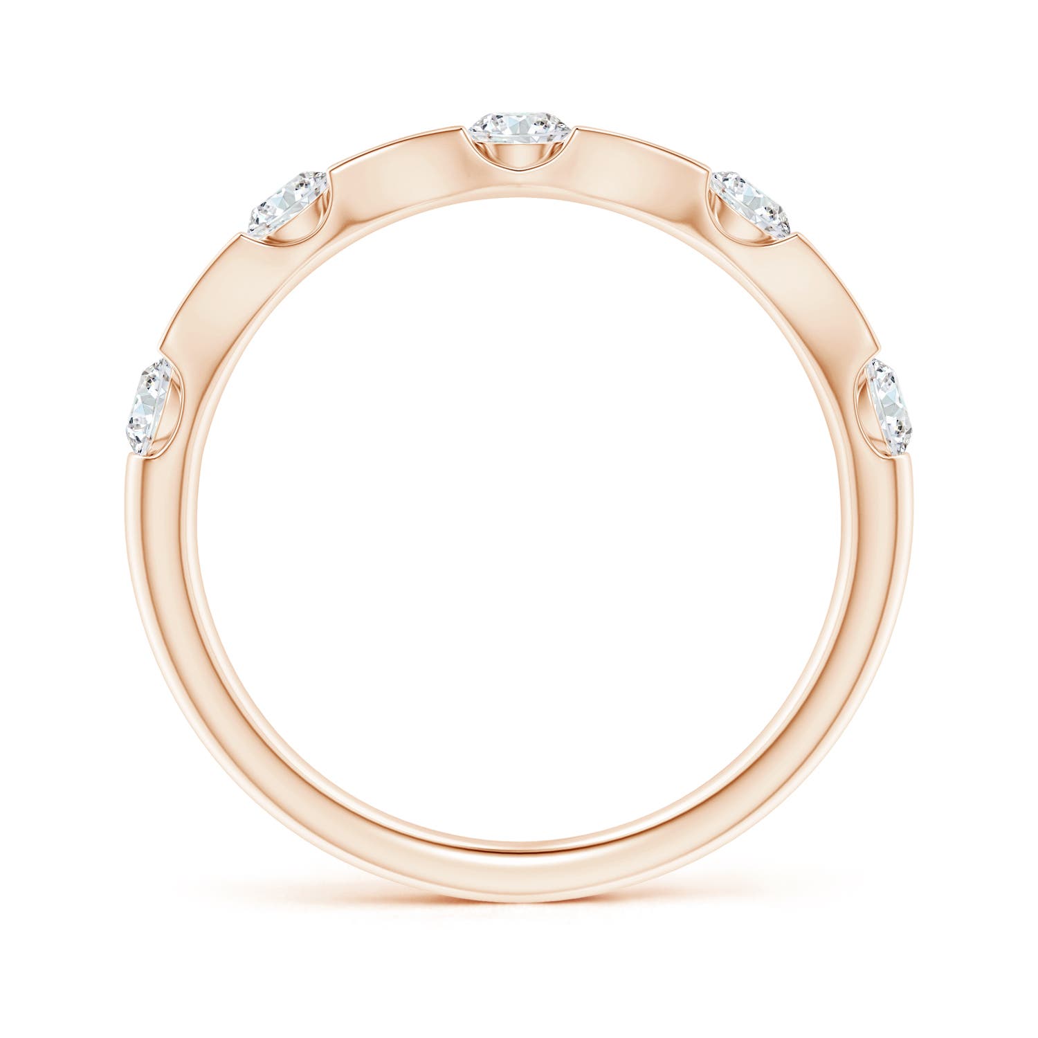 G, VS2 / 0.52 CT / 14 KT Rose Gold