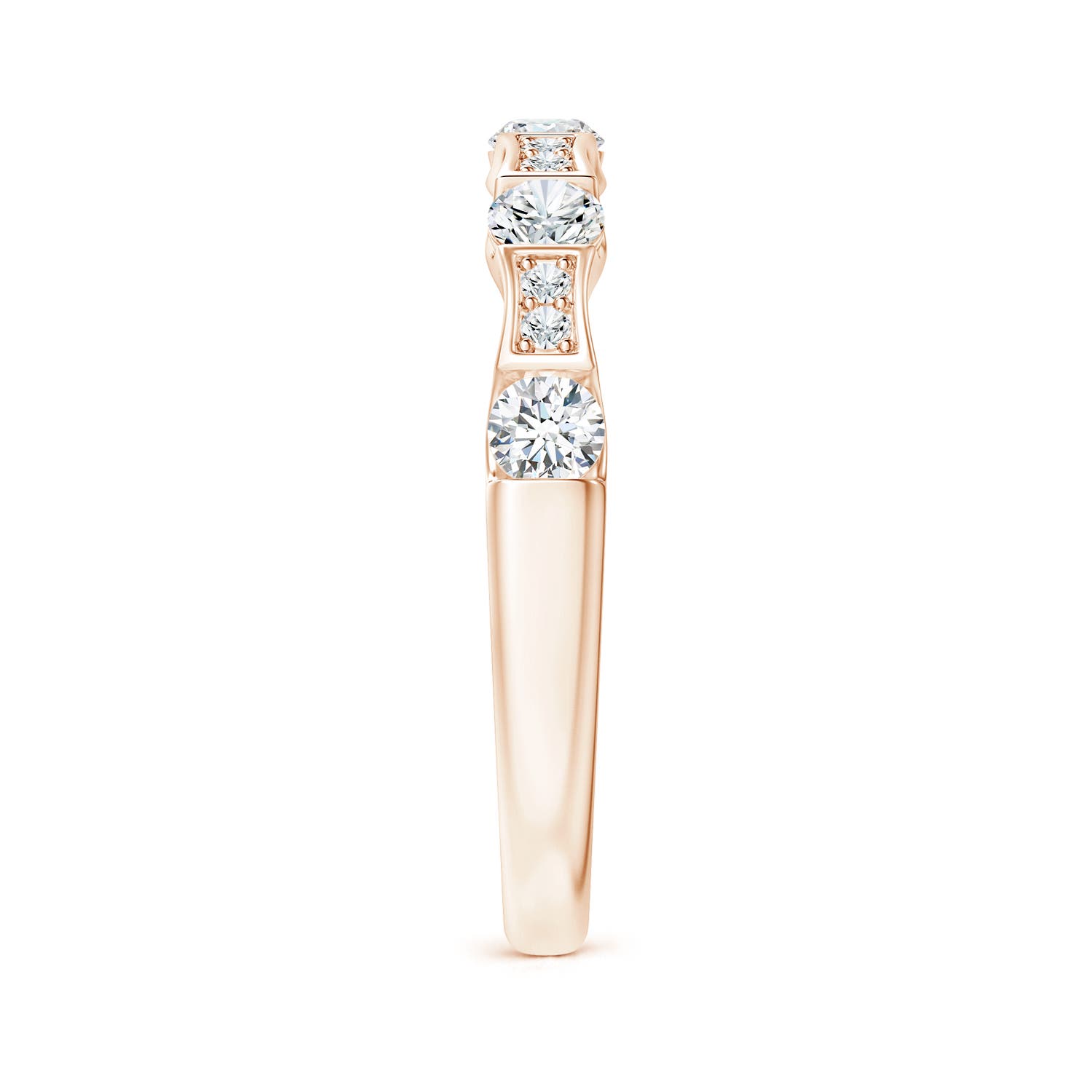 G, VS2 / 0.52 CT / 14 KT Rose Gold