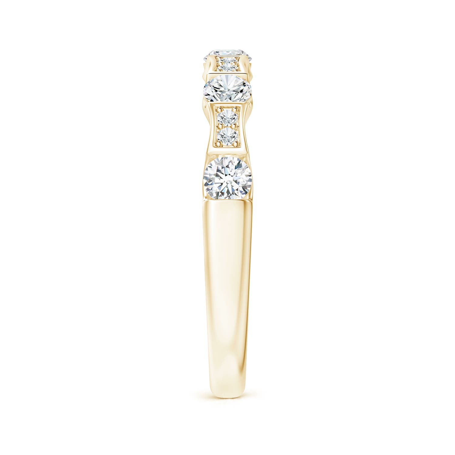 G, VS2 / 0.52 CT / 14 KT Yellow Gold