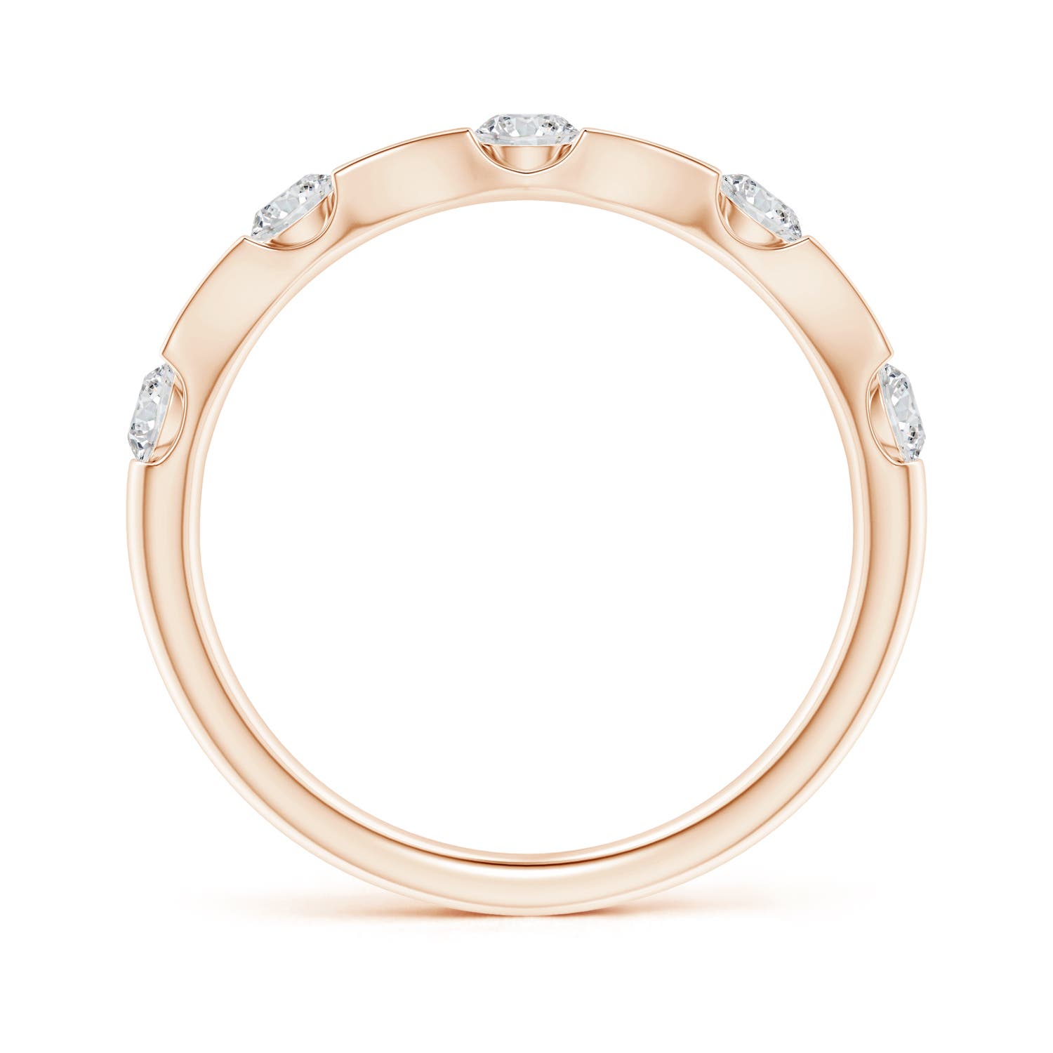 H, SI2 / 0.52 CT / 14 KT Rose Gold