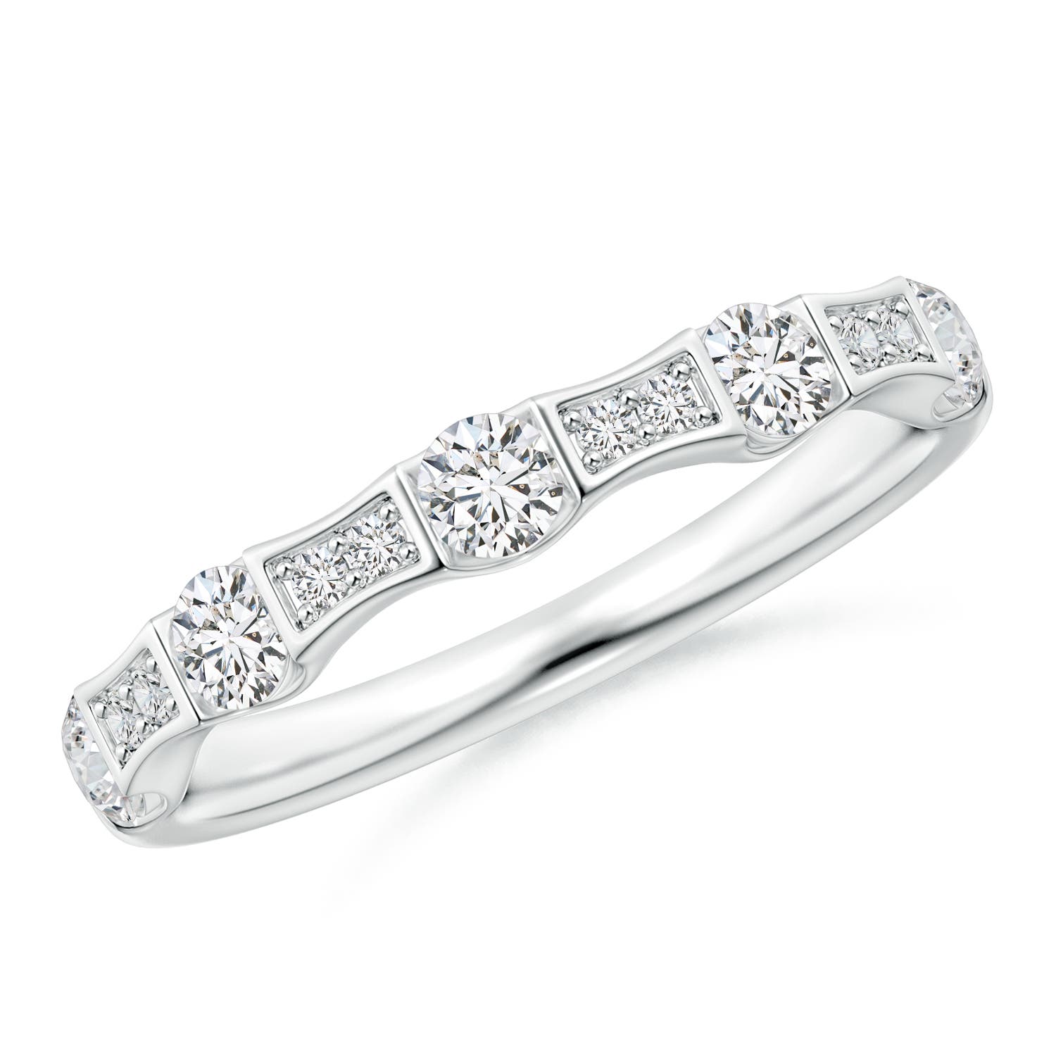 H, SI2 / 0.52 CT / 14 KT White Gold