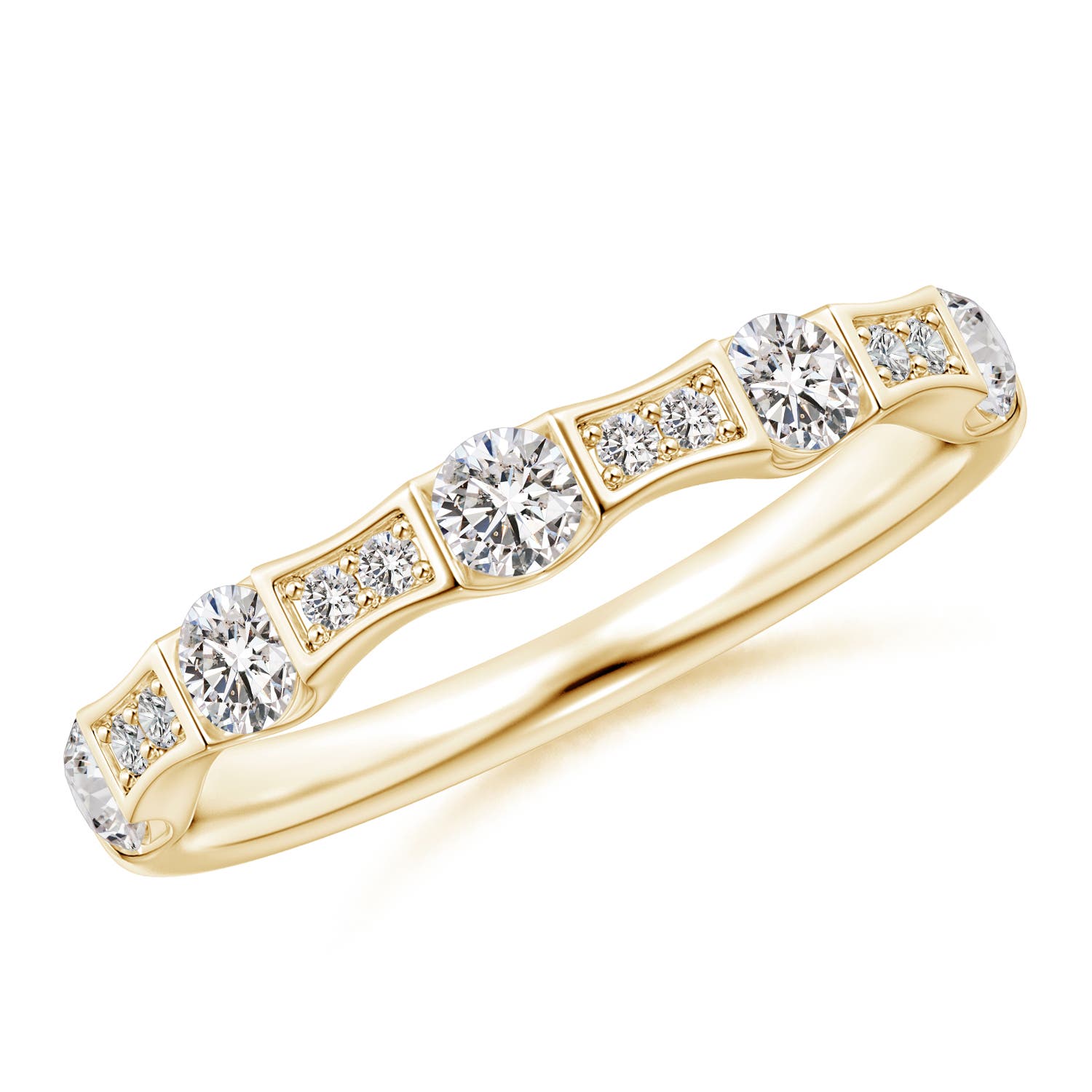 I-J, I1-I2 / 0.52 CT / 14 KT Yellow Gold