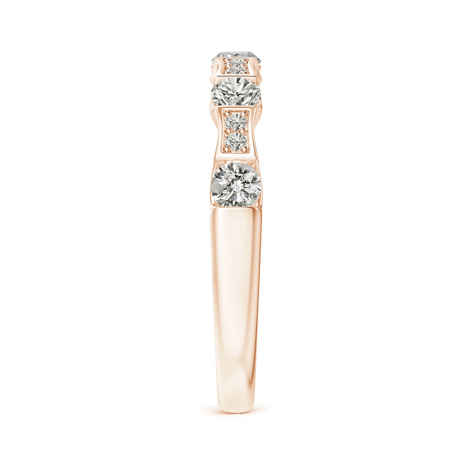 K, I3 / 0.52 CT / 14 KT Rose Gold