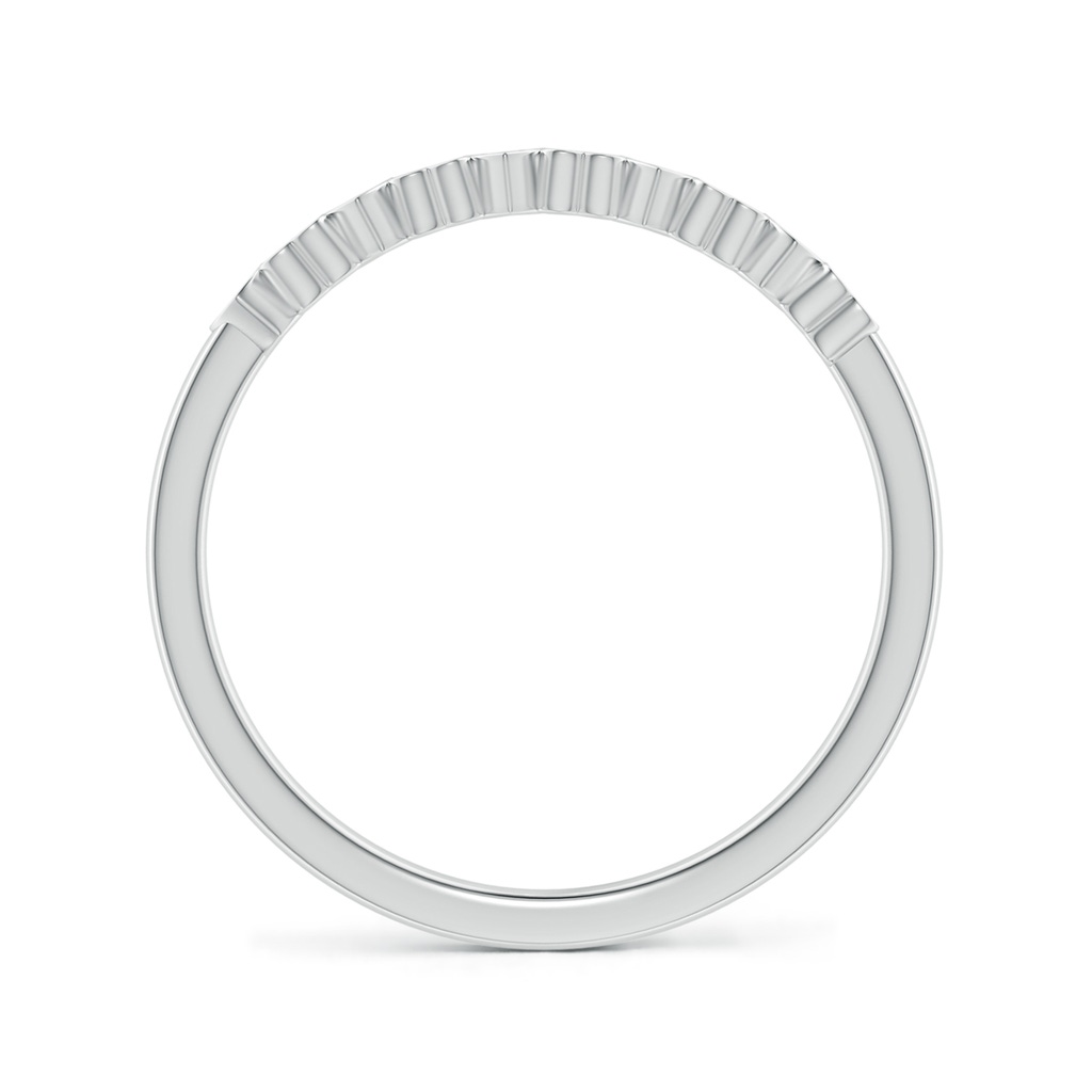 1.3mm GVS2 Pave-Set Diamond Heart Wedding Band in P950 Platinum - side_1