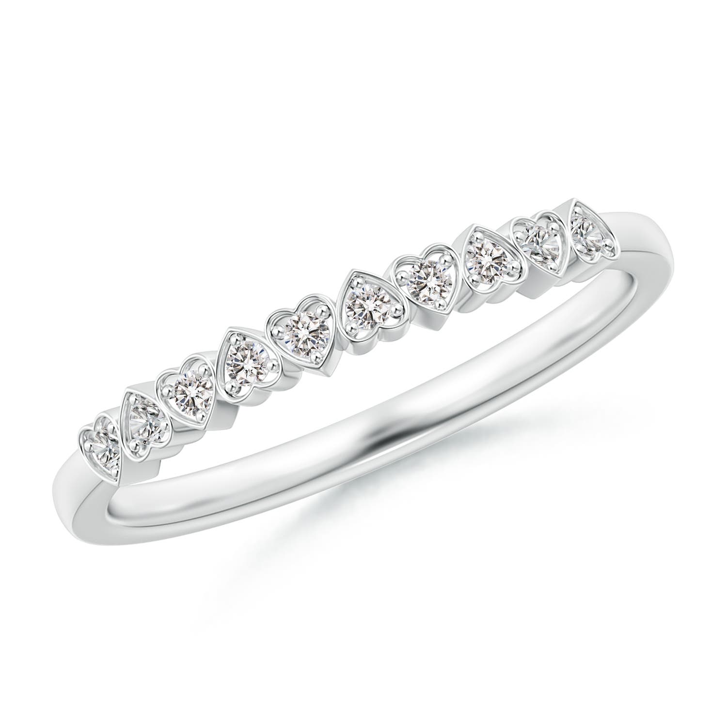 I-J, I1-I2 / 0.1 CT / 14 KT White Gold