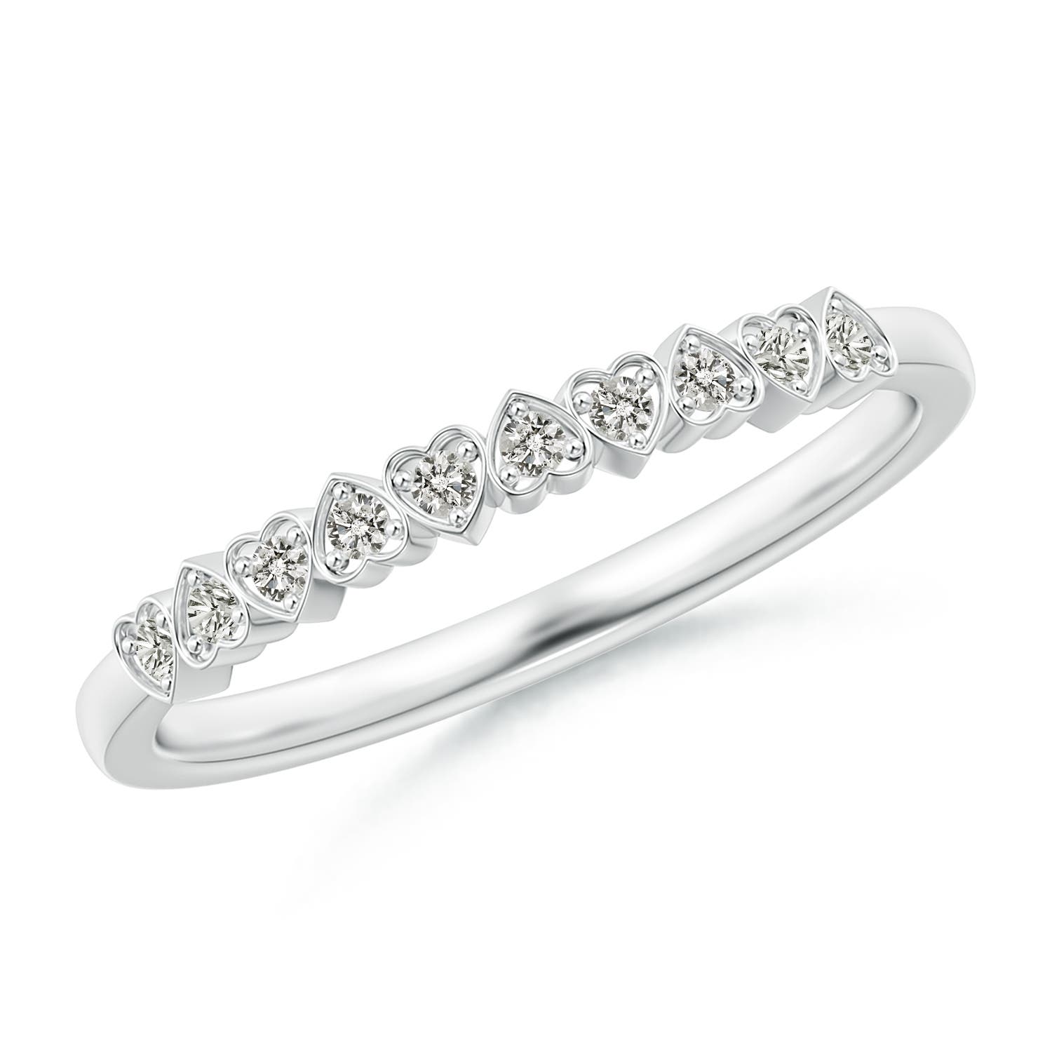 K, I3 / 0.1 CT / 14 KT White Gold