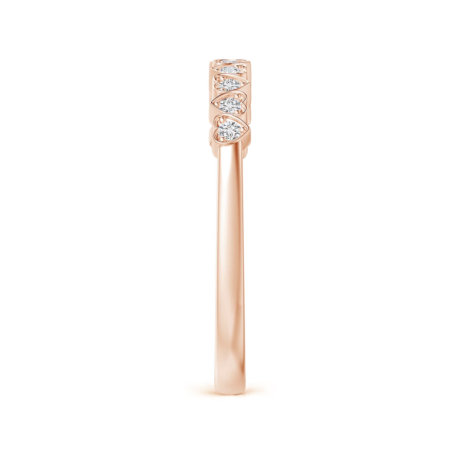 H, SI2 / 0.12 CT / 14 KT Rose Gold