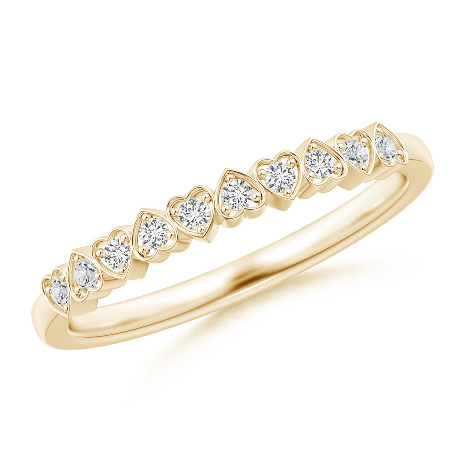 H, SI2 / 0.12 CT / 14 KT Yellow Gold