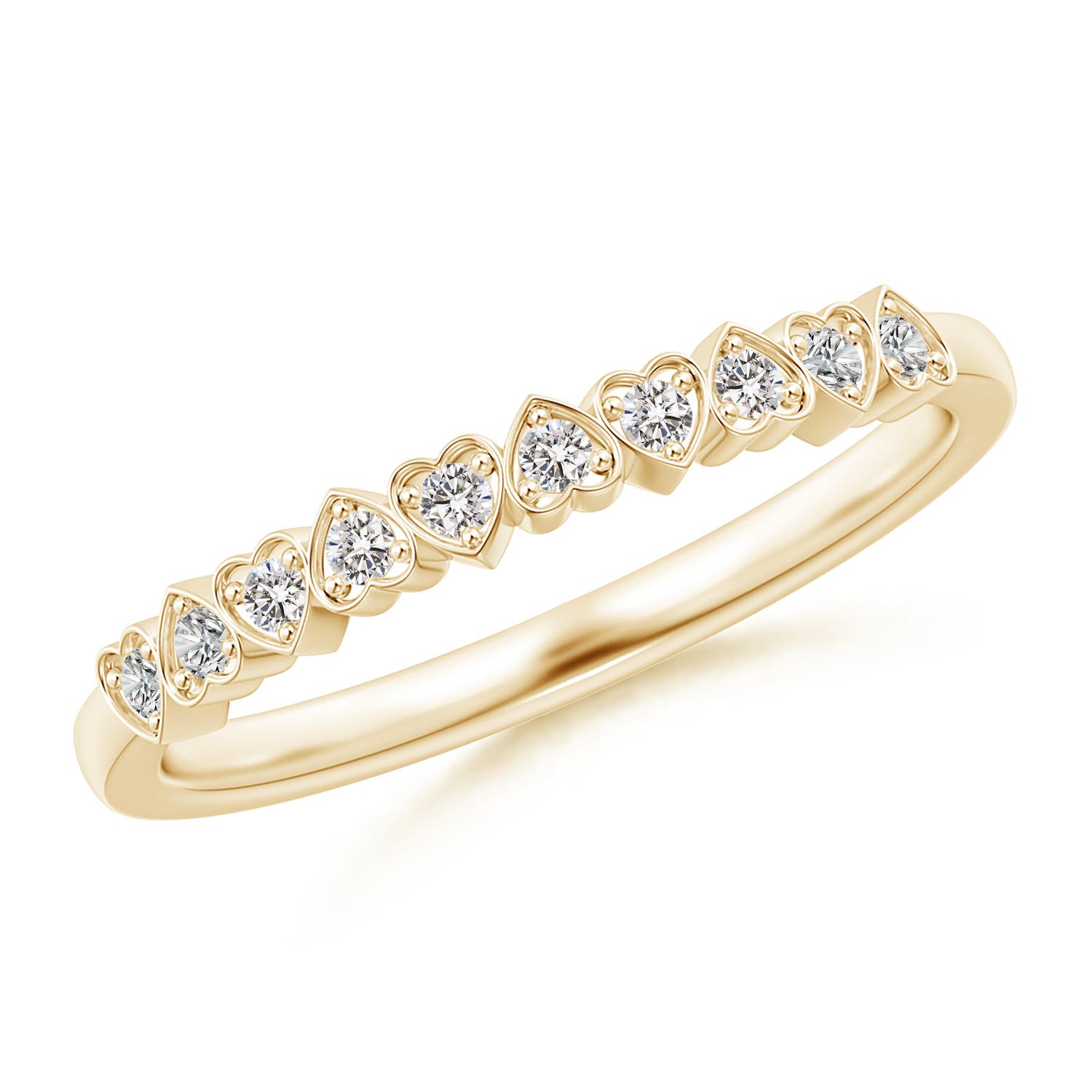 I-J, I1-I2 / 0.12 CT / 14 KT Yellow Gold