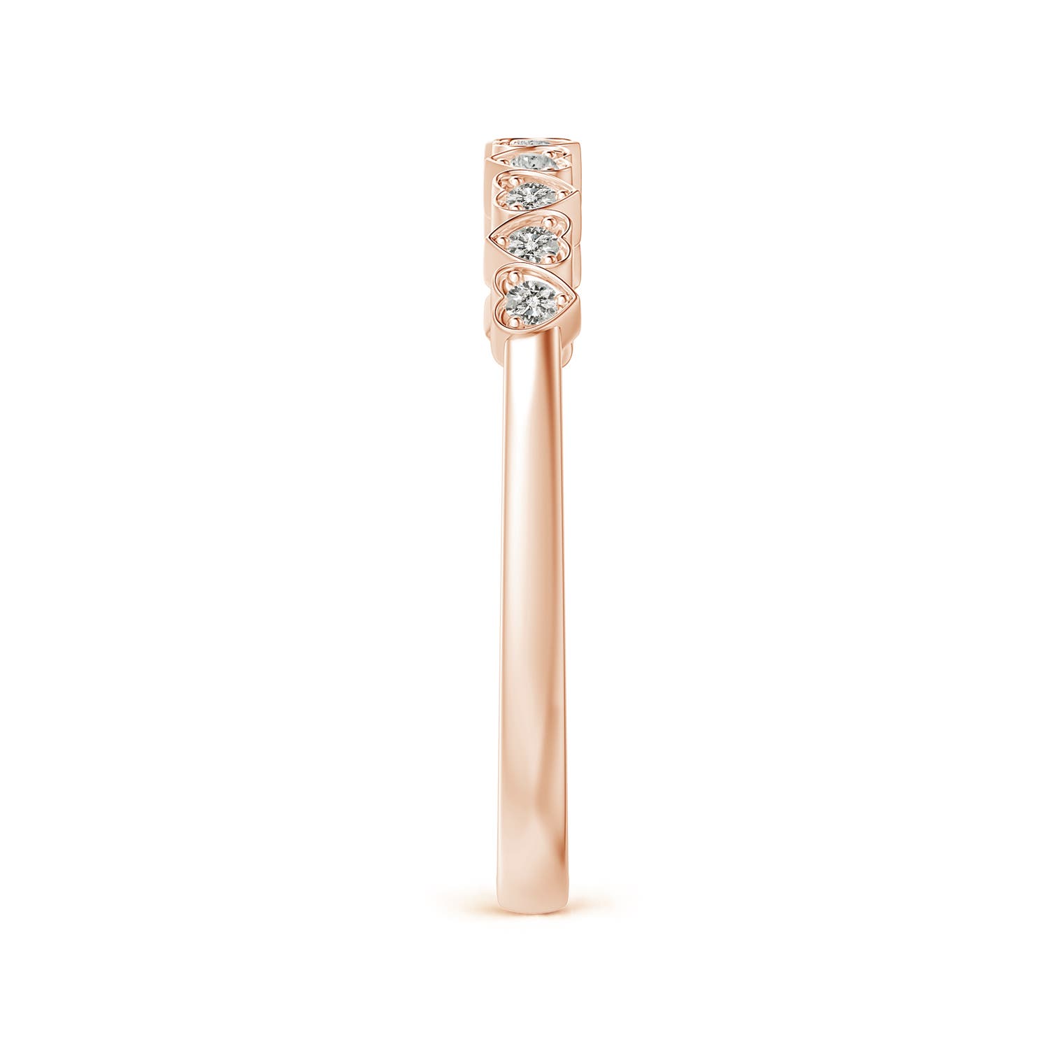 K, I3 / 0.12 CT / 14 KT Rose Gold