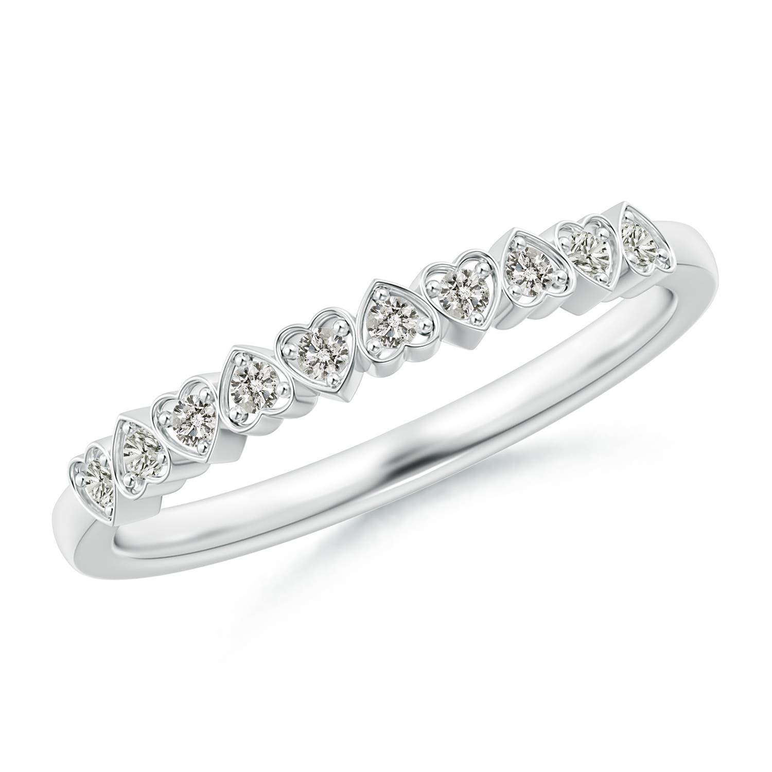 K, I3 / 0.12 CT / 14 KT White Gold