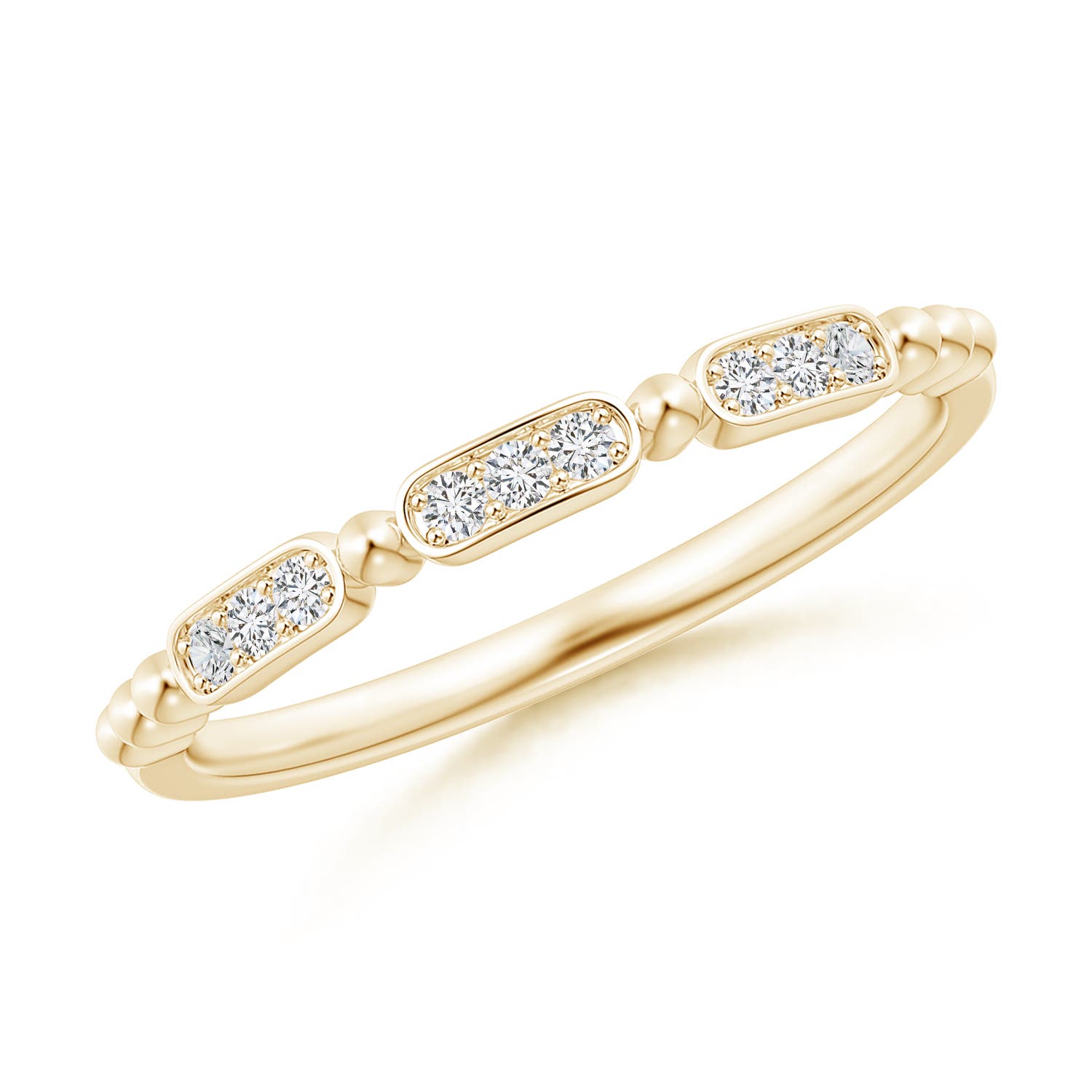 H, SI2 / 0.1 CT / 14 KT Yellow Gold