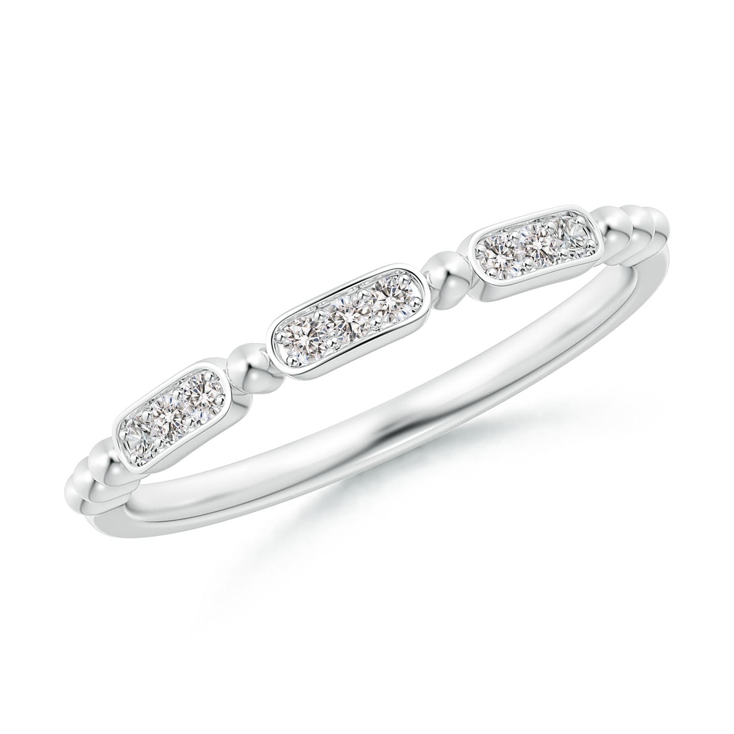 I-J, I1-I2 / 0.1 CT / 14 KT White Gold