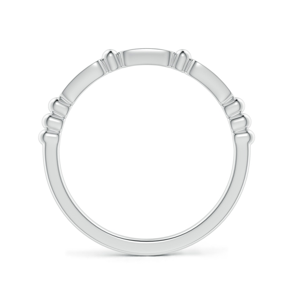 1.5mm GVS2 Pave-Set Diamond Beaded Wedding Band in P950 Platinum side-1