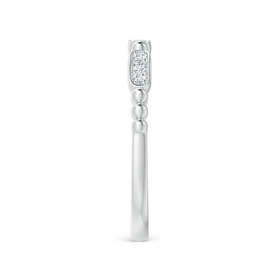 1.5mm GVS2 Pave-Set Diamond Beaded Wedding Band in P950 Platinum side-2
