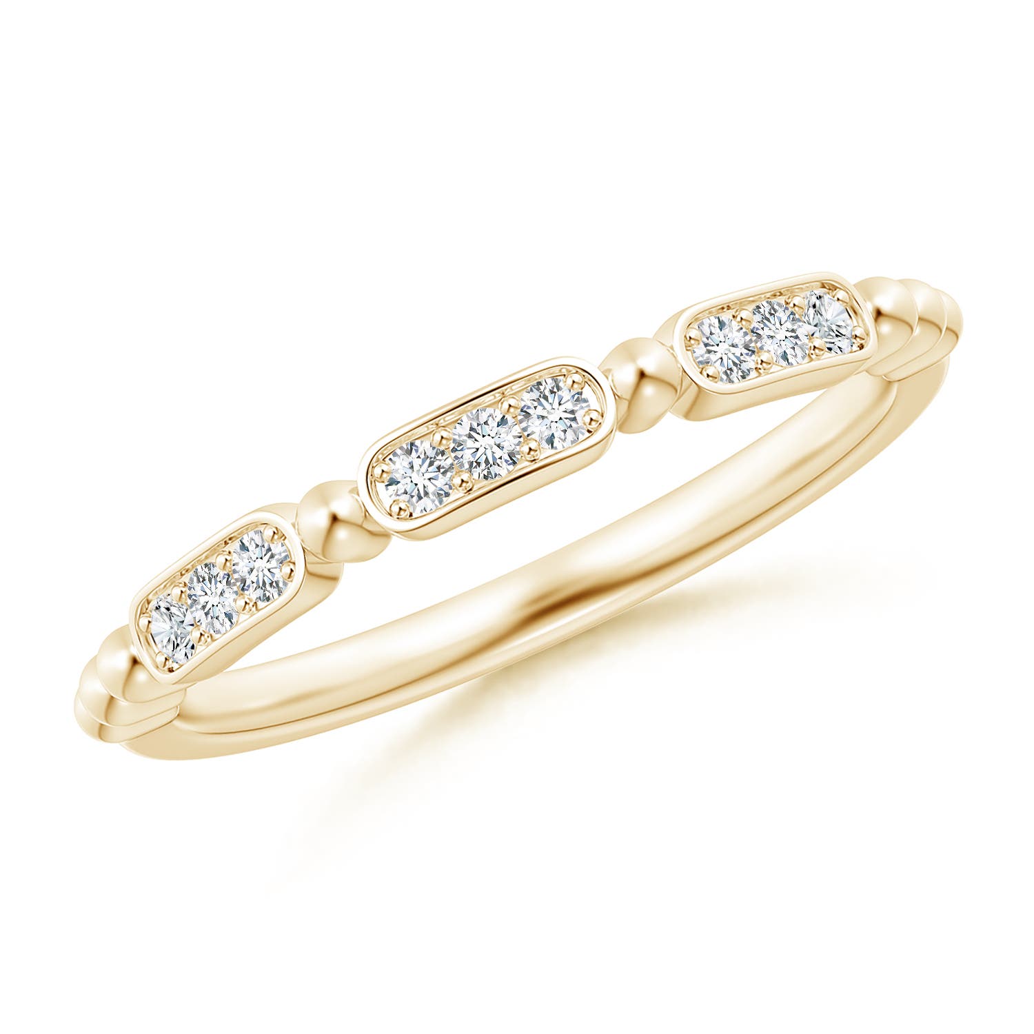 G, VS2 / 0.13 CT / 14 KT Yellow Gold