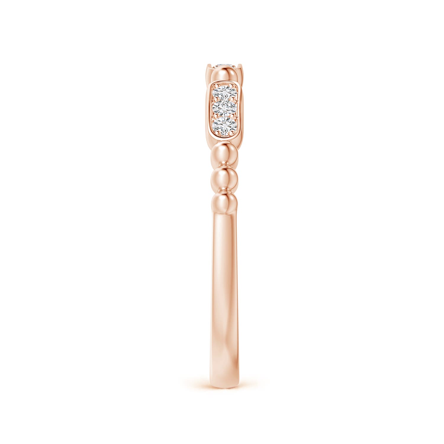 H, SI2 / 0.13 CT / 14 KT Rose Gold