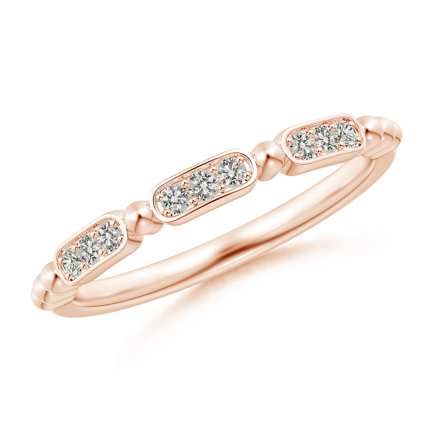 K, I3 / 0.13 CT / 14 KT Rose Gold