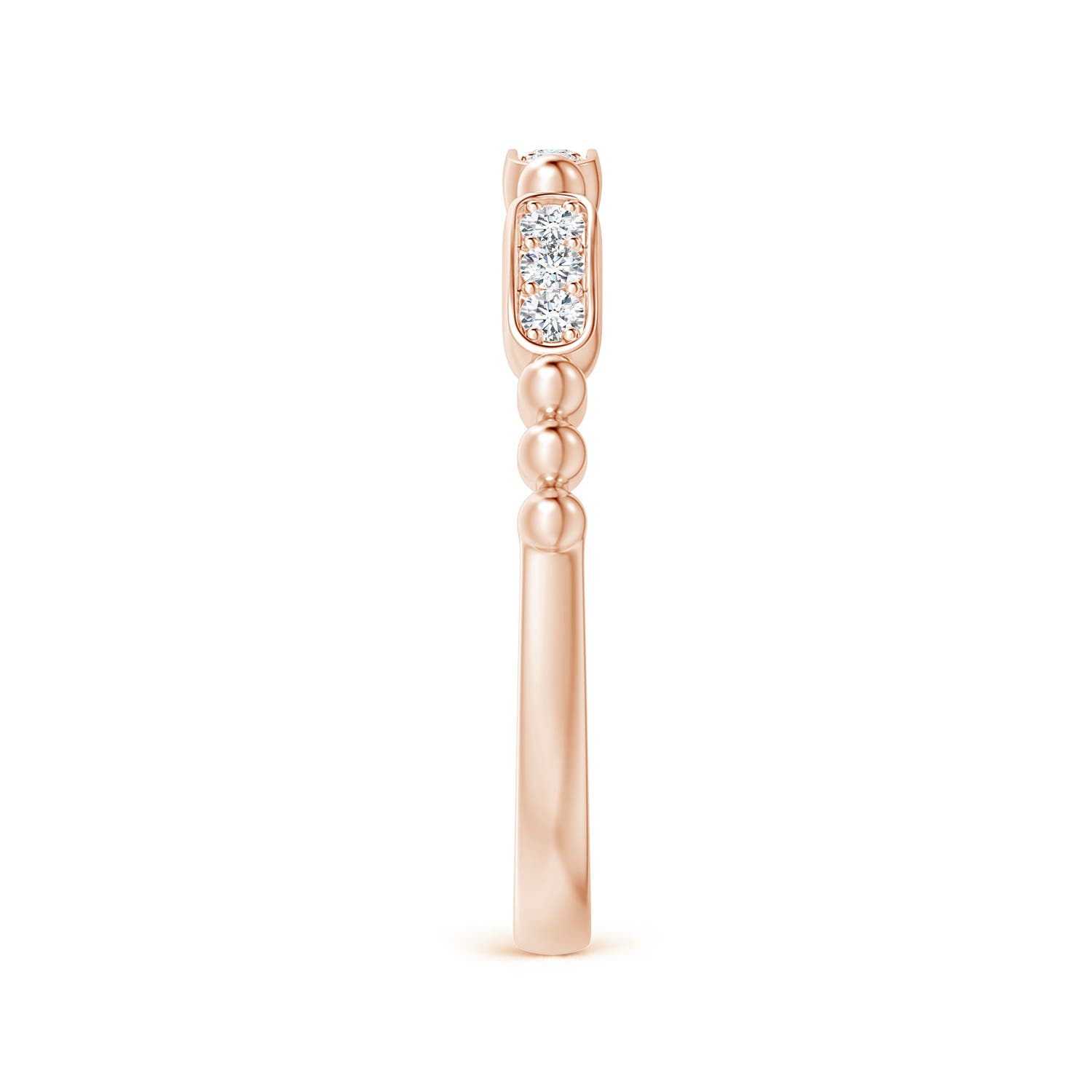 G, VS2 / 0.16 CT / 14 KT Rose Gold