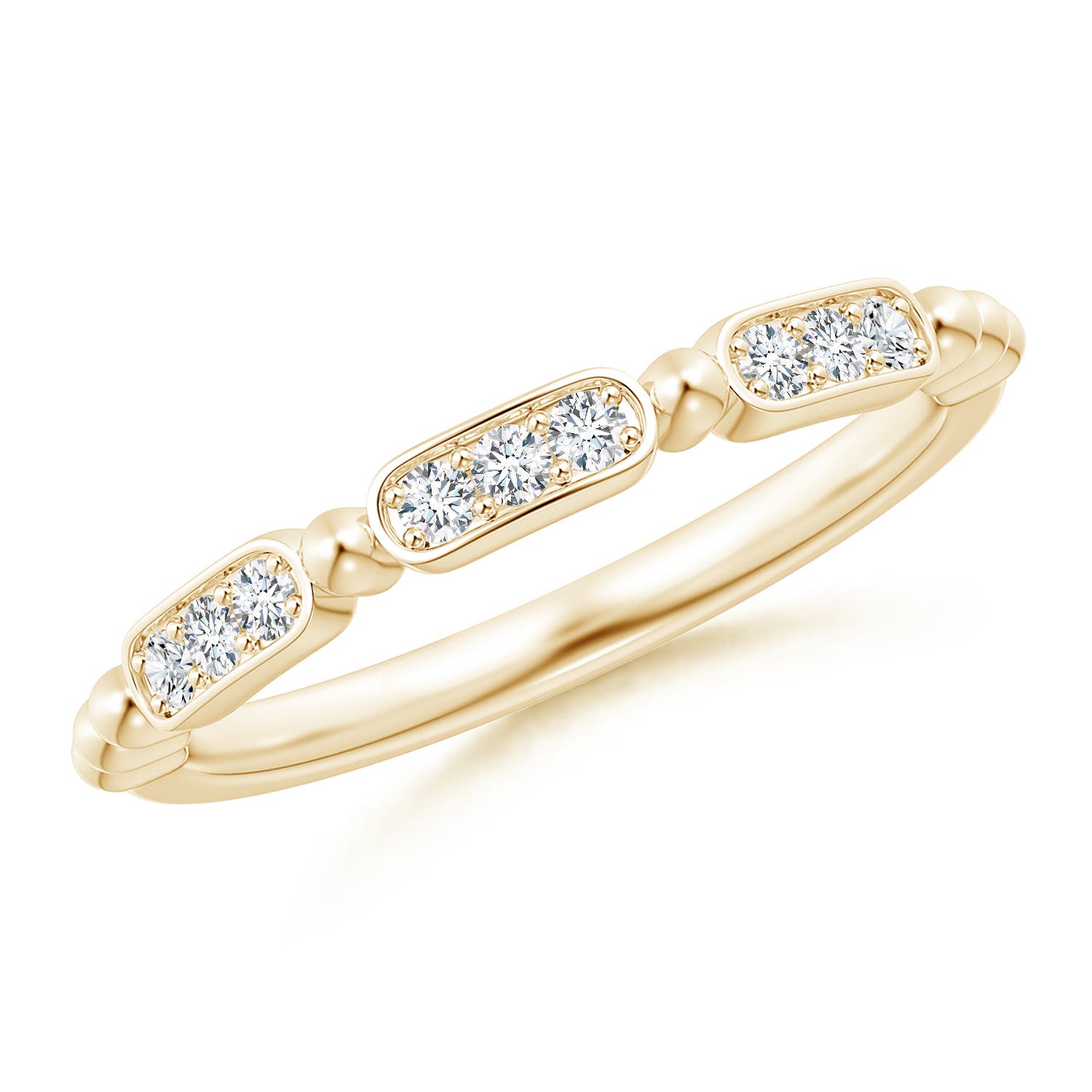 G, VS2 / 0.16 CT / 14 KT Yellow Gold