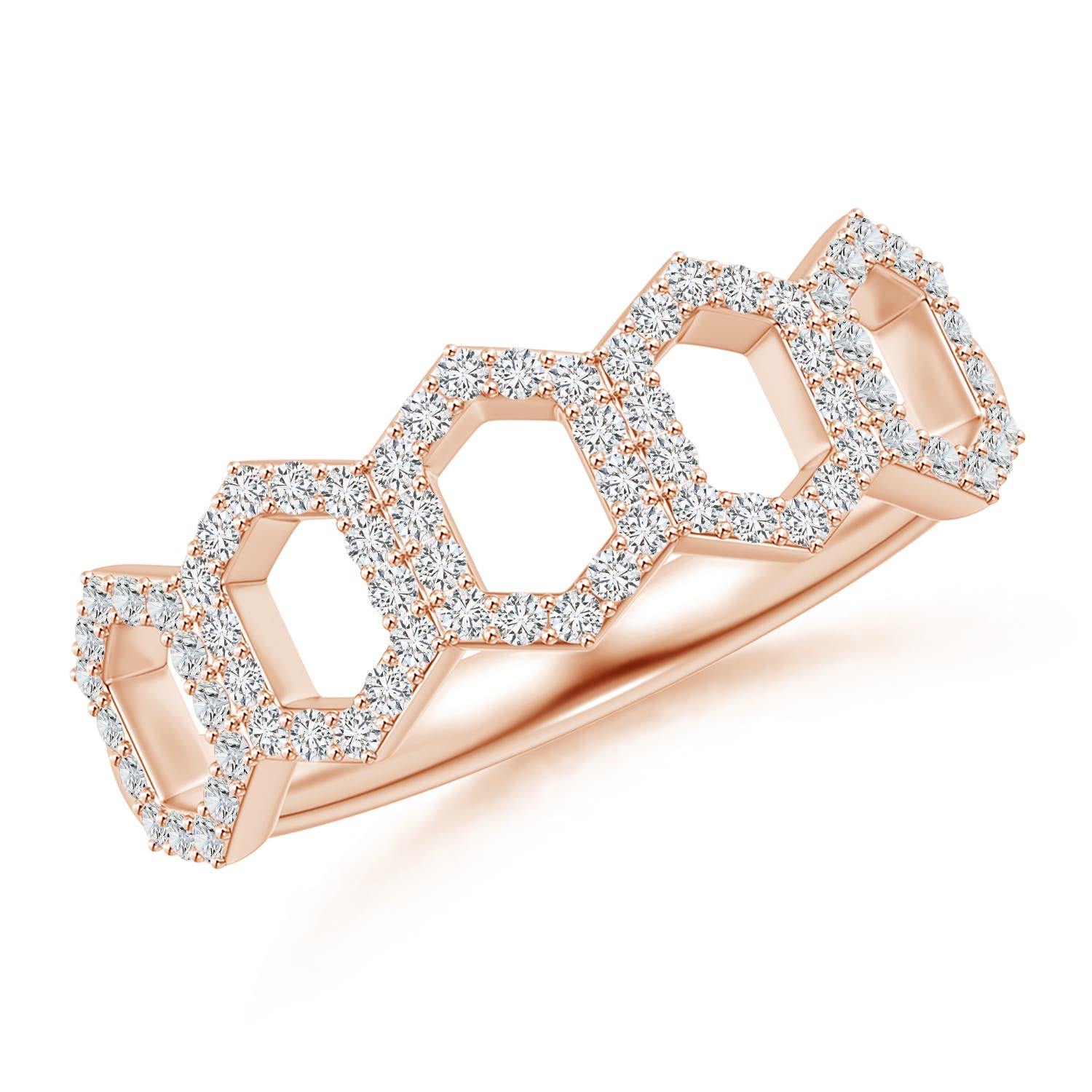 H, SI2 / 0.35 CT / 14 KT Rose Gold