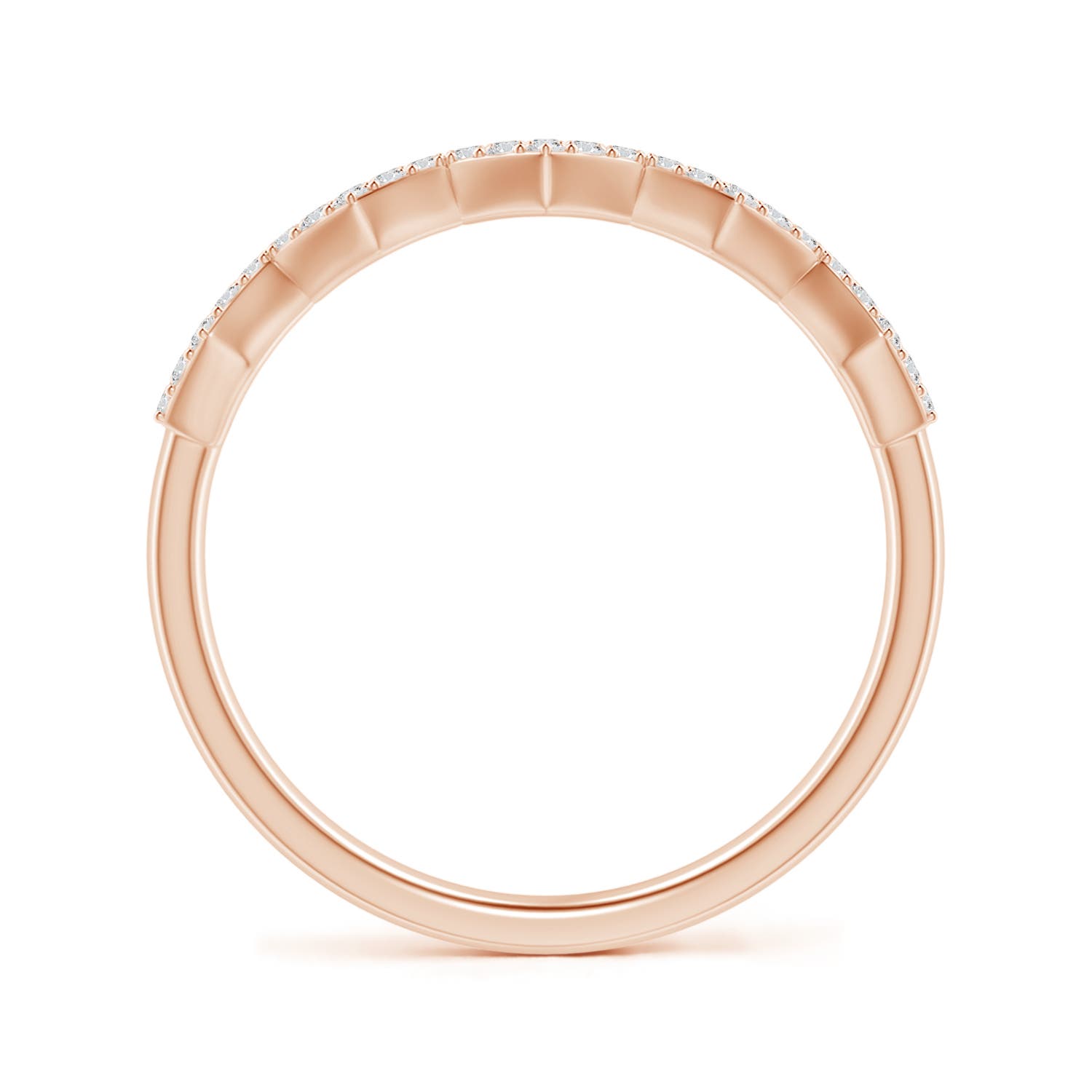 H, SI2 / 0.35 CT / 14 KT Rose Gold