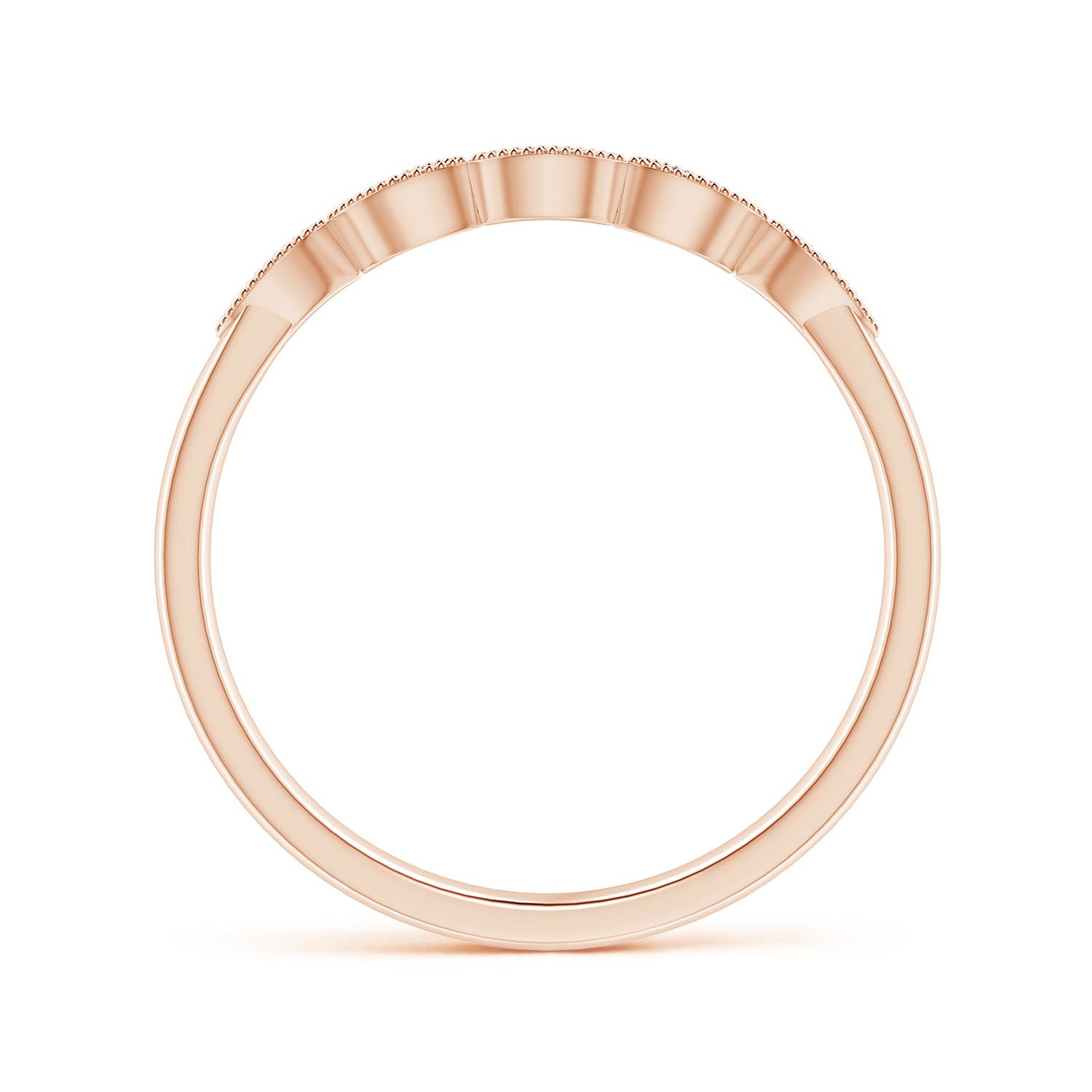 H, SI2 / 0.06 CT / 14 KT Rose Gold