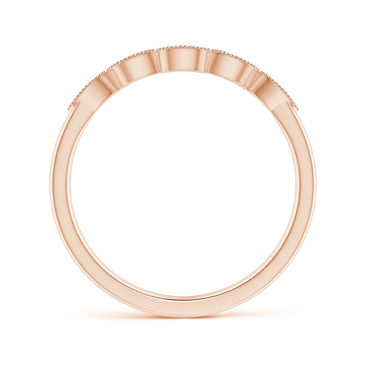 H, SI2 / 0.08 CT / 14 KT Rose Gold