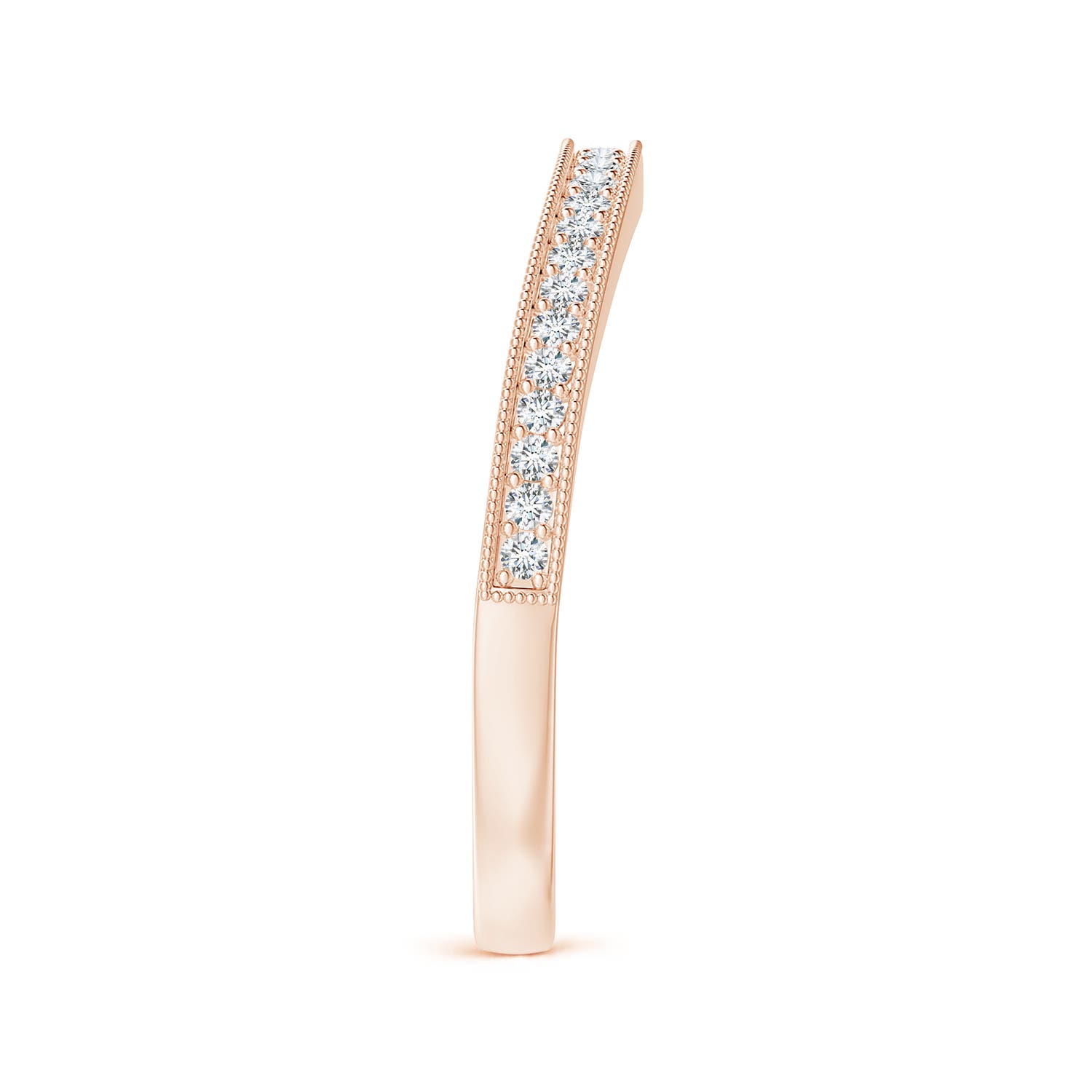 F-G, VS / 0.16 CT / 14 KT Rose Gold