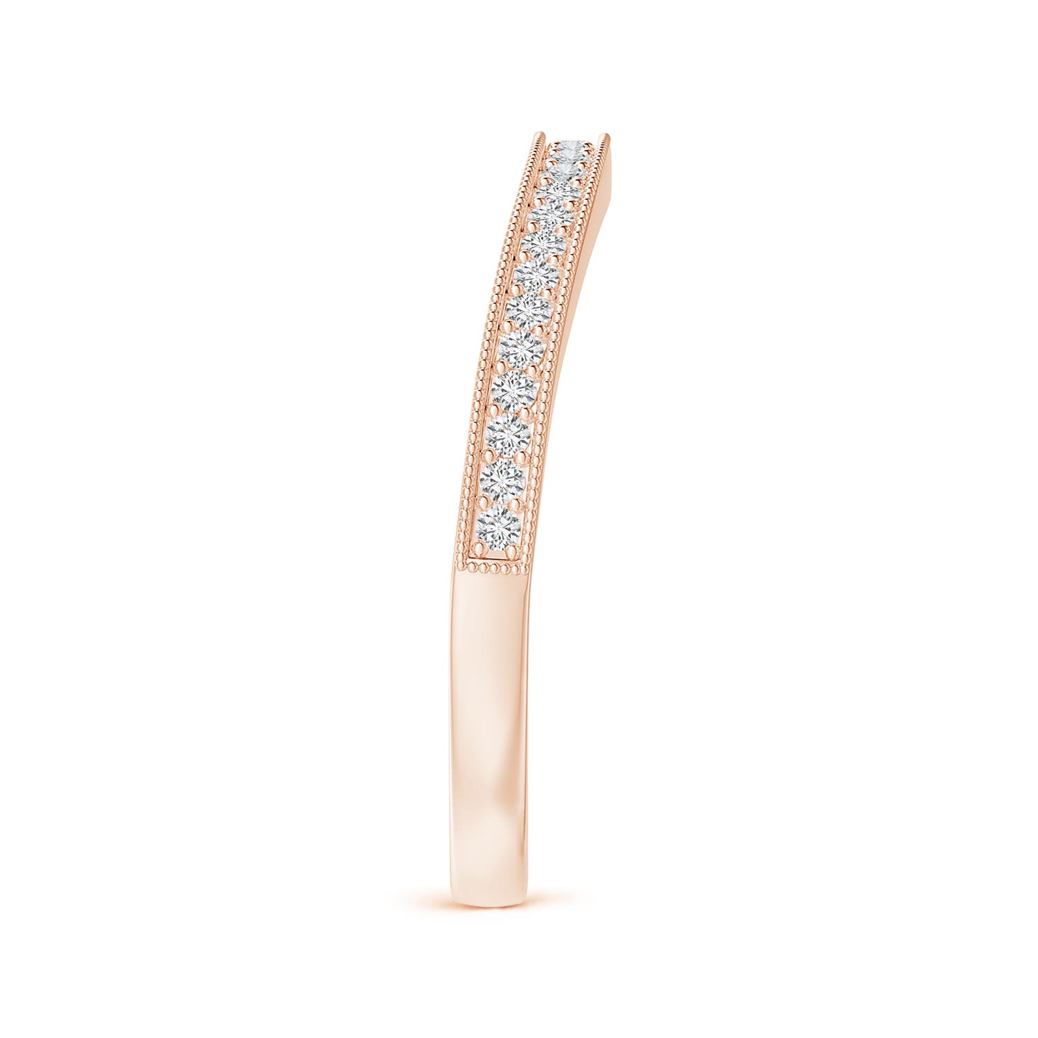 H, SI2 / 0.16 CT / 14 KT Rose Gold