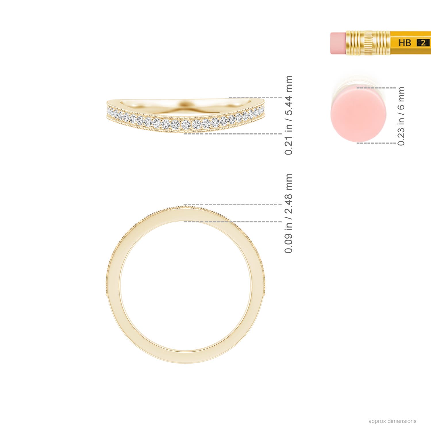 H, SI2 / 0.16 CT / 14 KT Yellow Gold