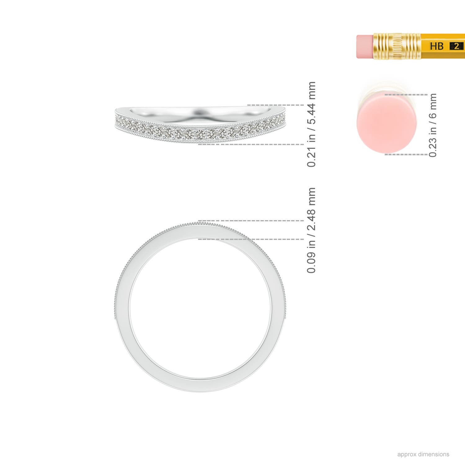 K, I3 / 0.16 CT / 14 KT White Gold