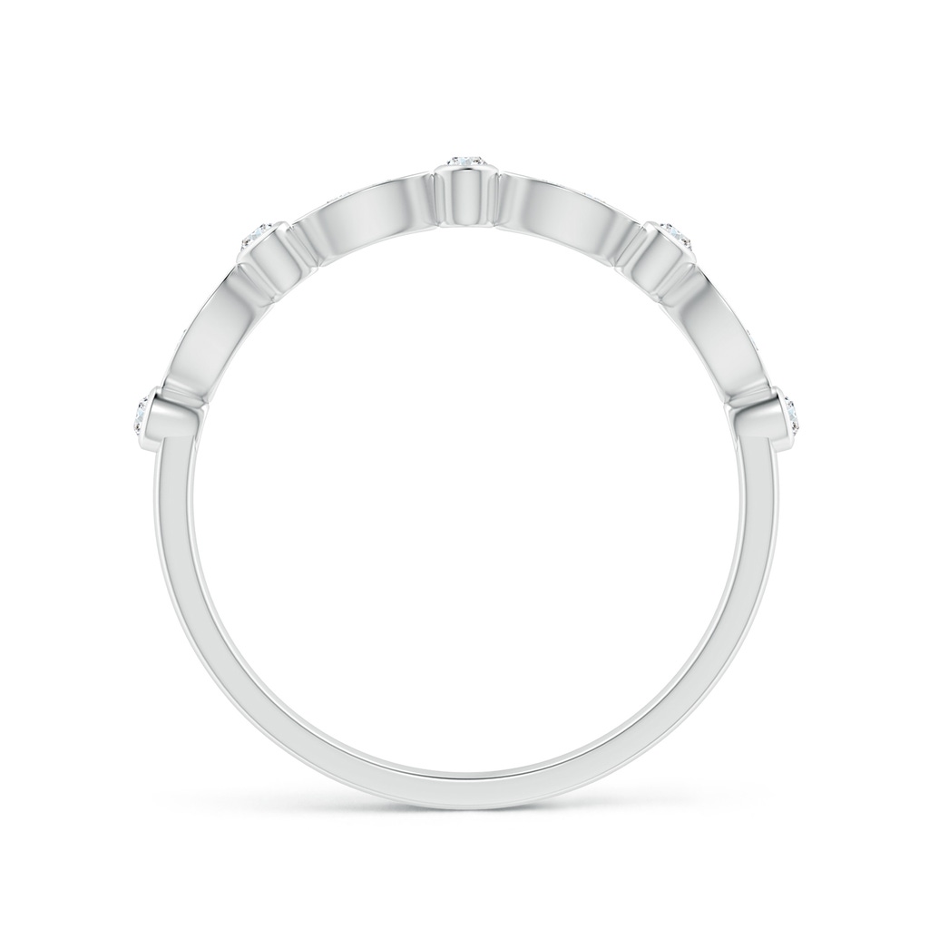 1mm GVS2 Aeon Vintage Inspired Diamond Lace Pattern Wedding Band in White Gold - side_1