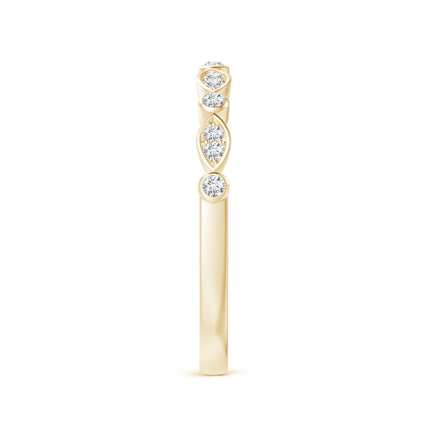 F-G, VS / 0.09 CT / 14 KT Yellow Gold