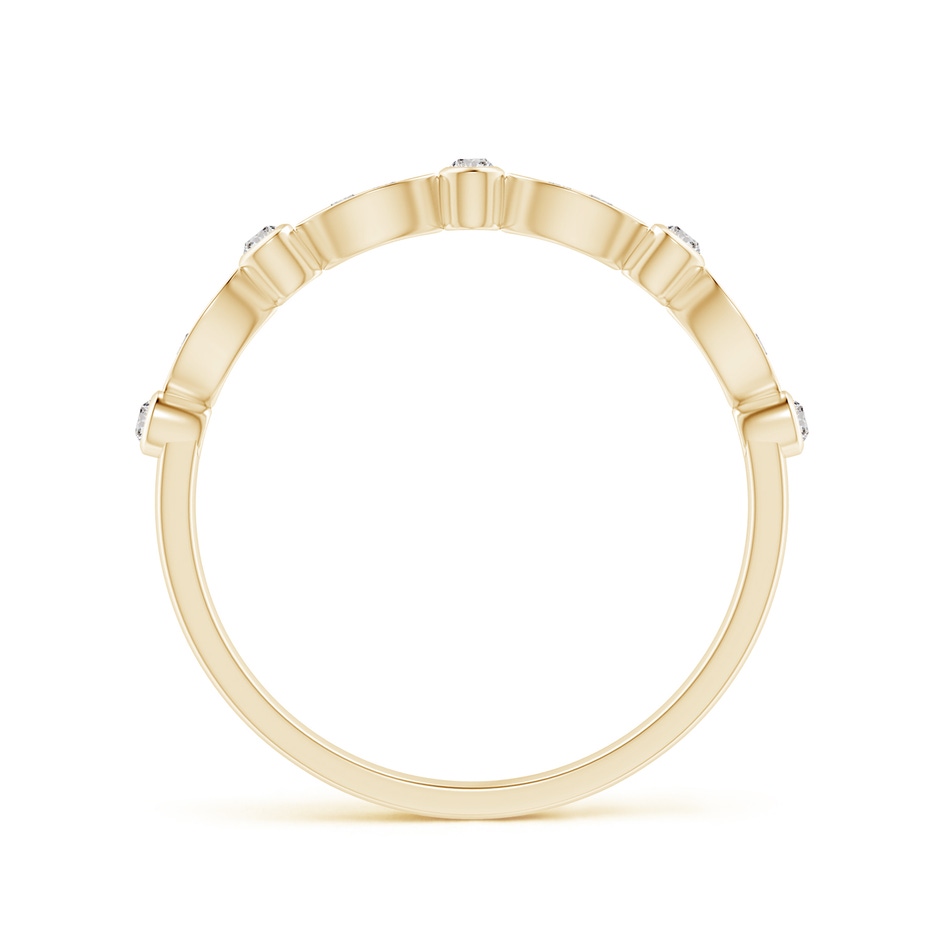 1mm IJI1I2 Aeon Vintage Inspired Diamond Lace Pattern Wedding Band in 10K Yellow Gold side-1