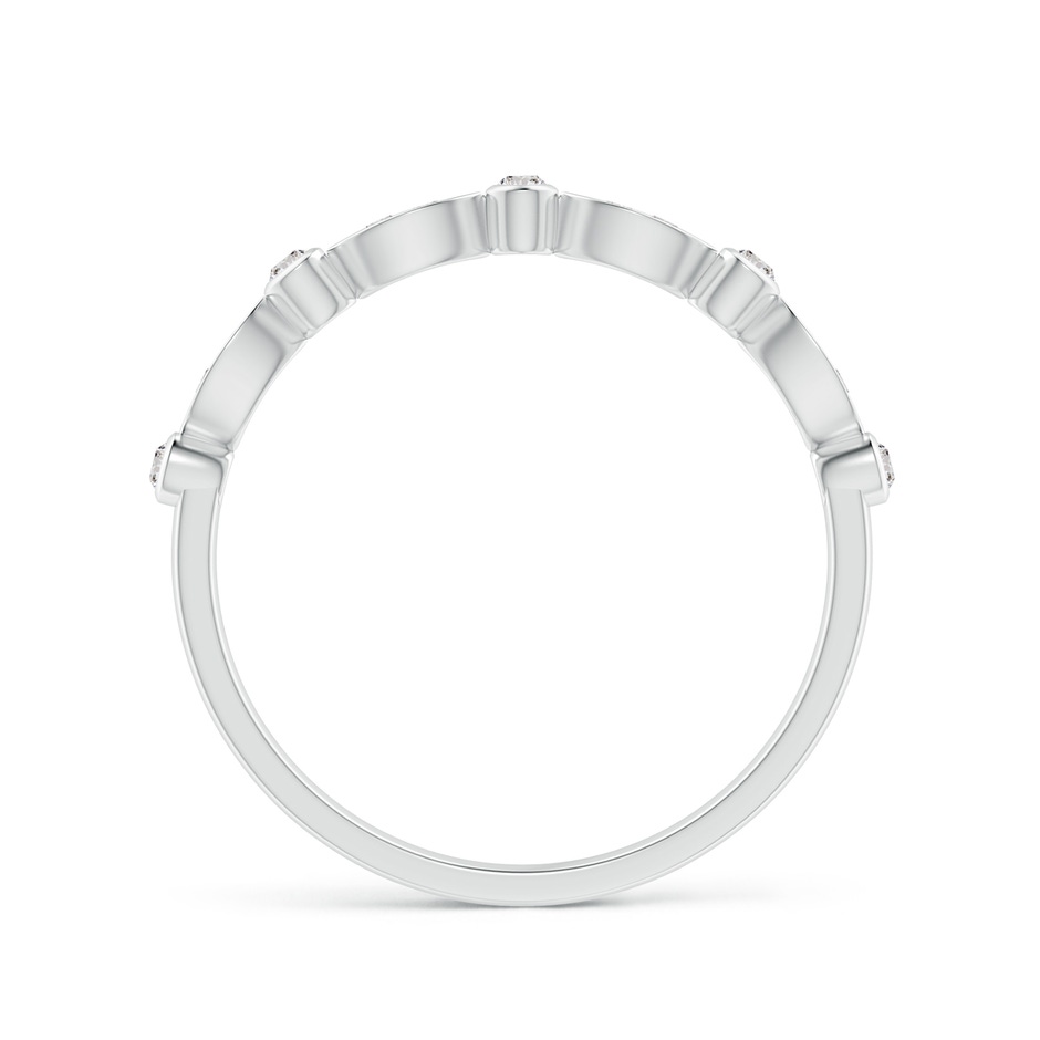 1mm IJI1I2 Aeon Vintage Inspired Diamond Lace Pattern Wedding Band in 9K White Gold side-1