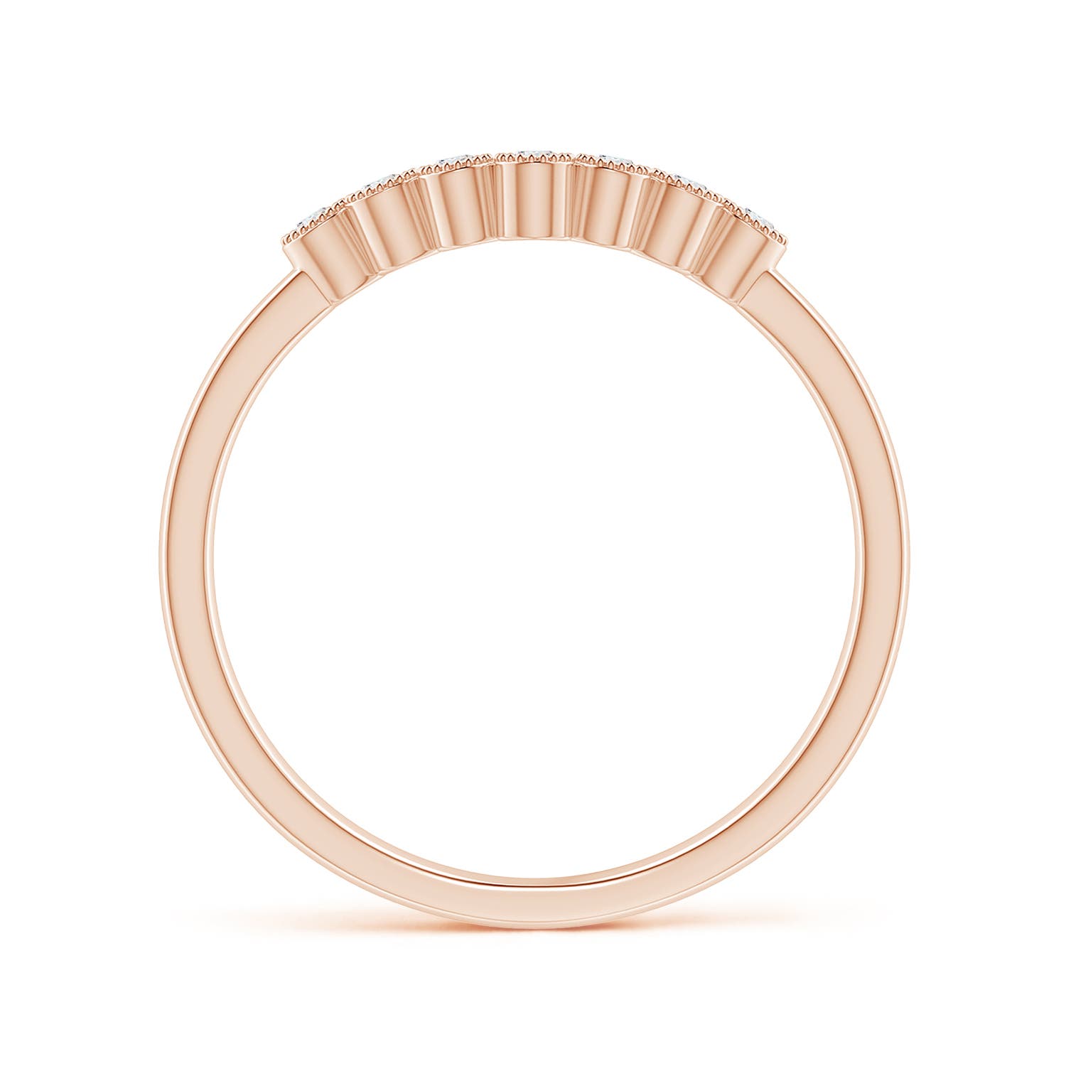 G, VS2 / 0.1 CT / 14 KT Rose Gold