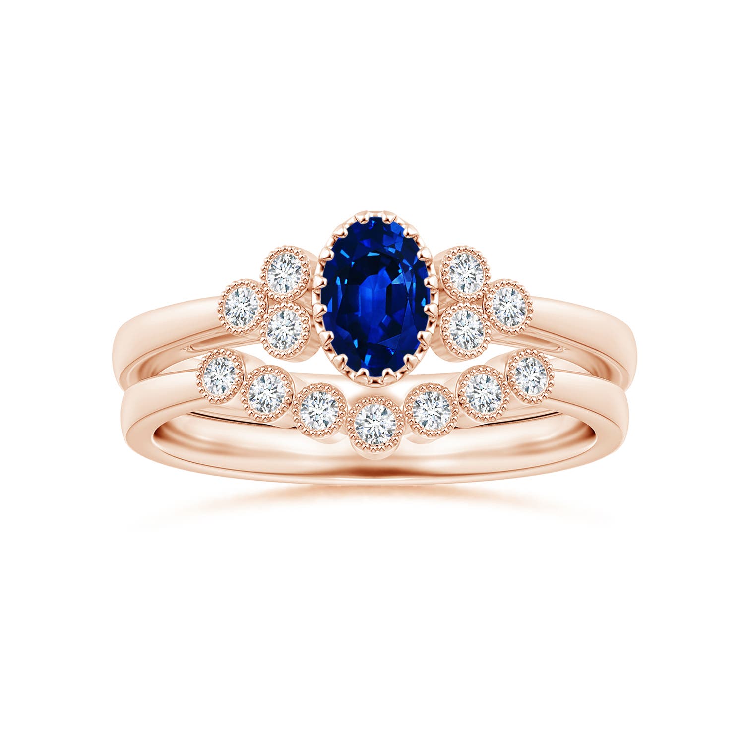 G, VS2 / 0.1 CT / 14 KT Rose Gold