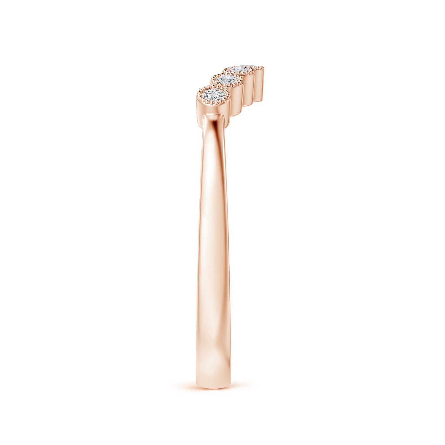 H, SI2 / 0.1 CT / 14 KT Rose Gold