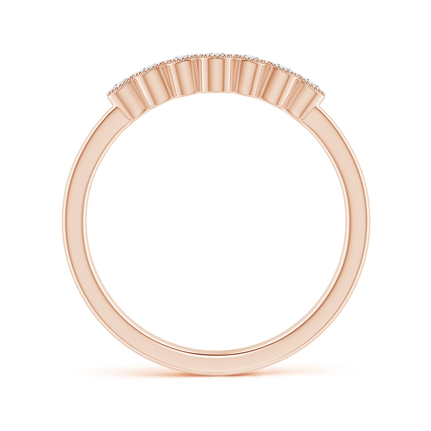 G, VS2 / 0.16 CT / 14 KT Rose Gold