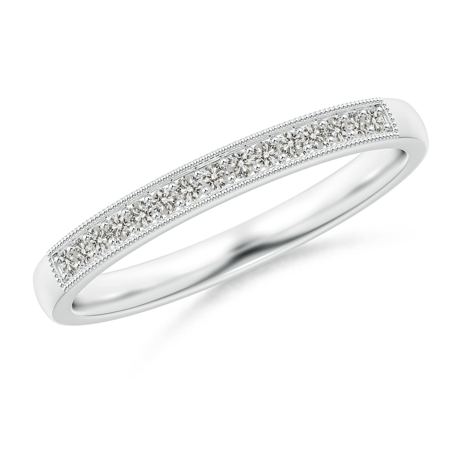 K, I3 / 0.12 CT / 14 KT White Gold